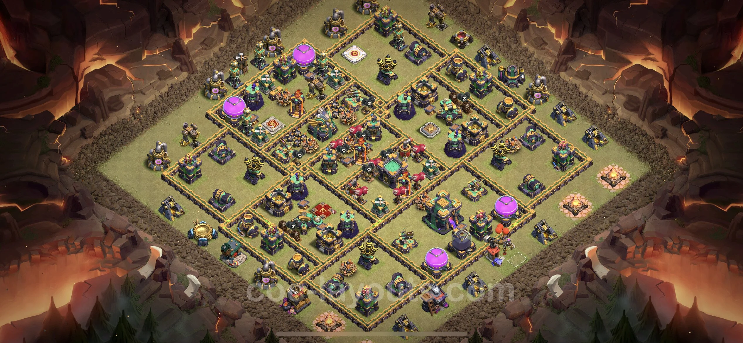Top War Base TH14 with Link, Anti Everything - CWL Defence Plan - Clash of Clans - (#106) — Війна BH14