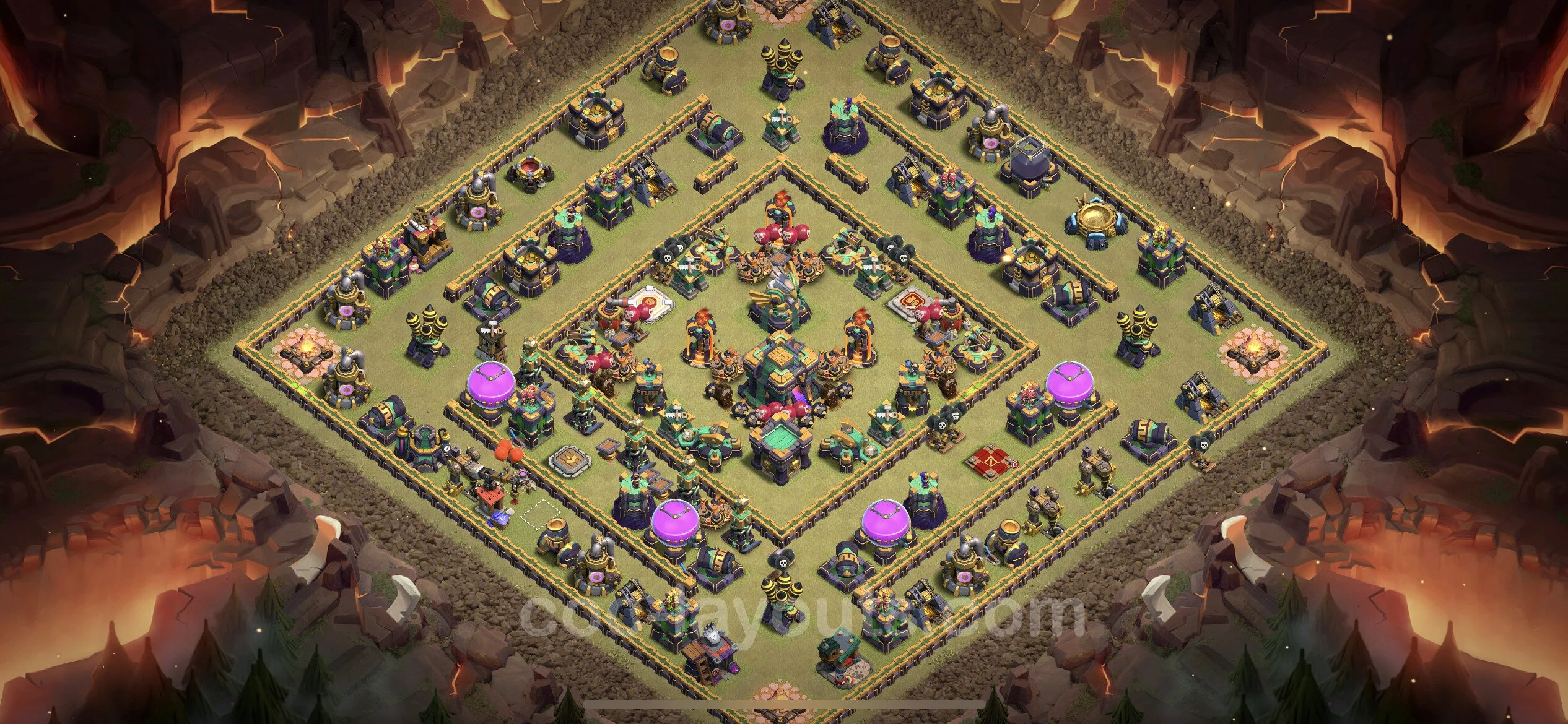 Top War Base TH14 with Link, Anti Everything - Anti 3 Stars CWL Plan - Clash of Clans - (#109) — Війна BH14