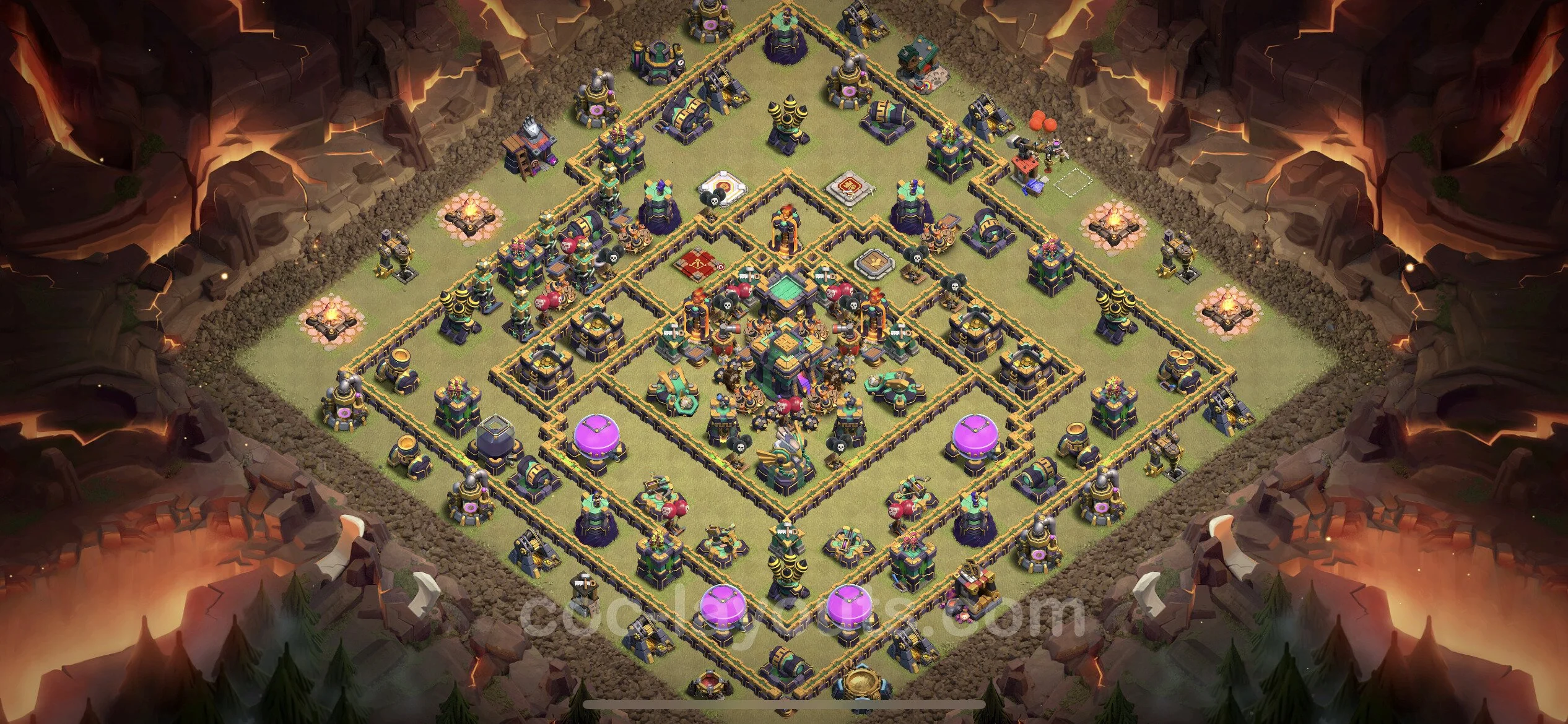 Top War Base TH14 with Link, Legend League - Anti 2 Stars CWL Plan - Clash of Clans - (#112) — Oorlog BH14