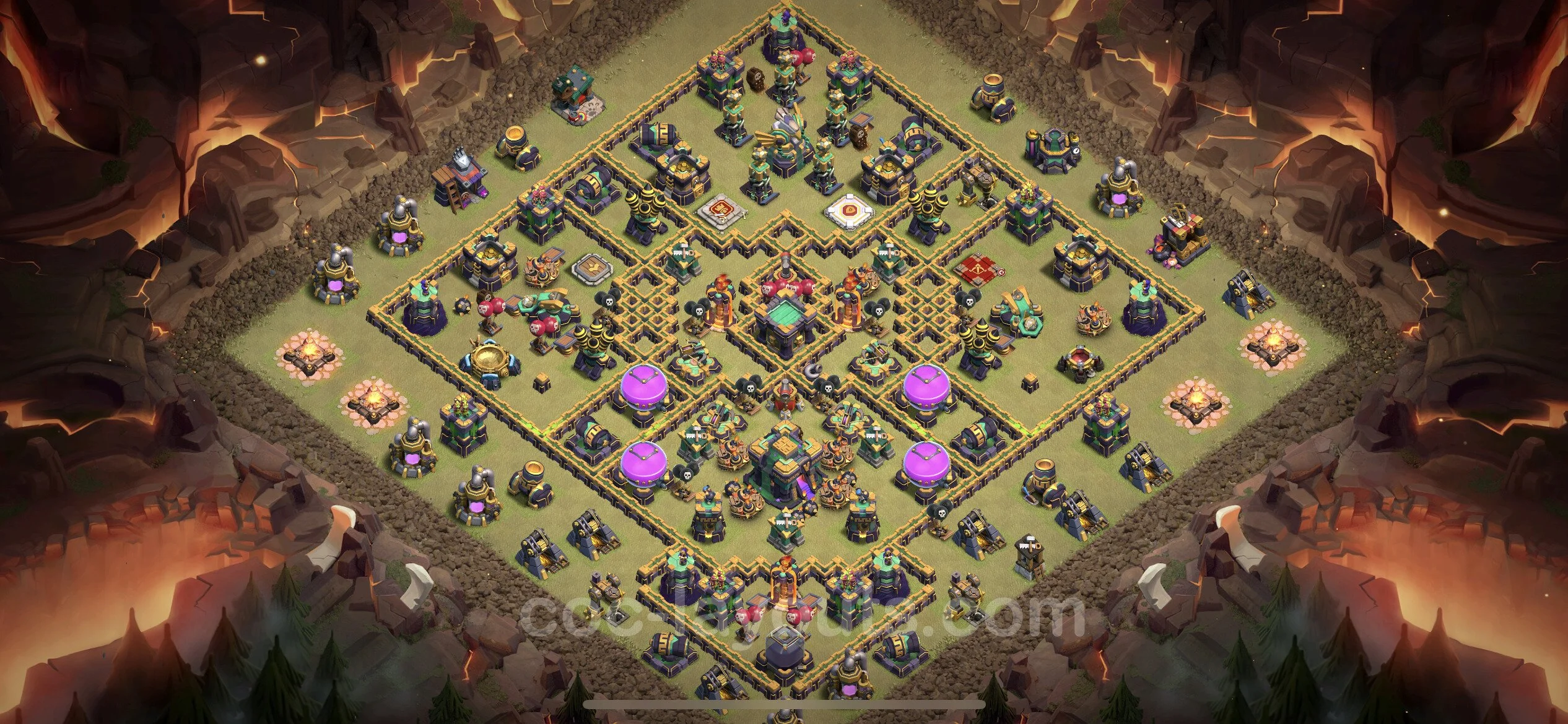 Top War Base TH14 with Link, Anti Everything - Anti 3 Stars CWL Plan - Clash of Clans - (#117) — Guerre BH14