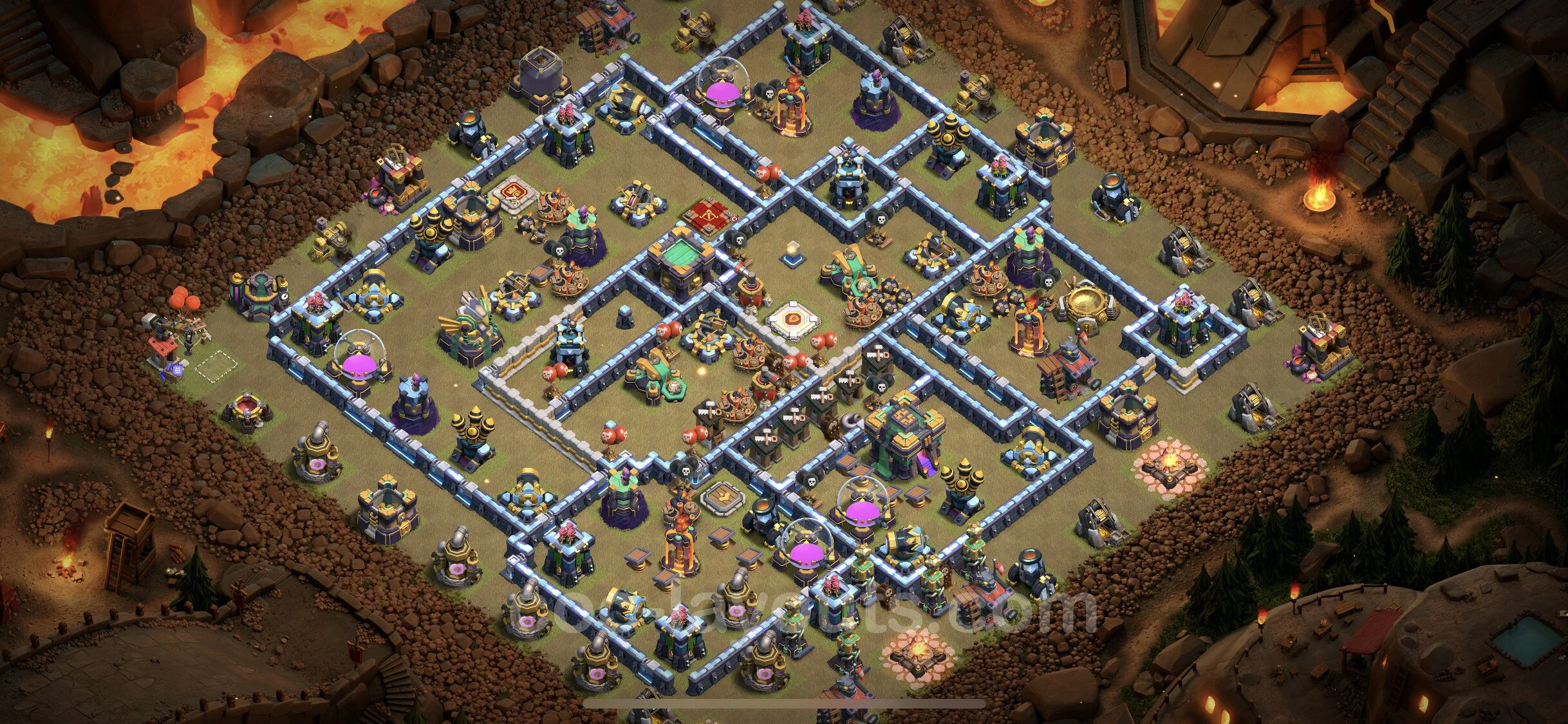 Top War Base TH14 with Link - CWL Defence Plan - Clash of Clans - (#125) — Krieg BH14