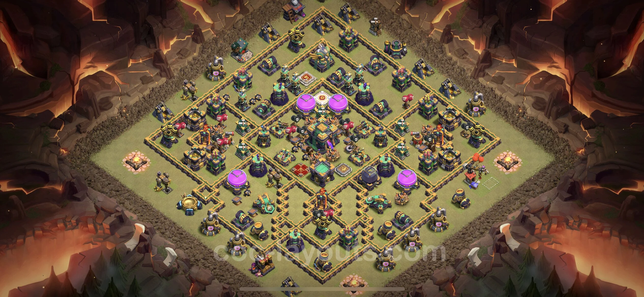 Top War Base TH14 with Link, Legend League, Hybrid - CWL Defence Plan - Clash of Clans - (#126) — Wojna BH14
