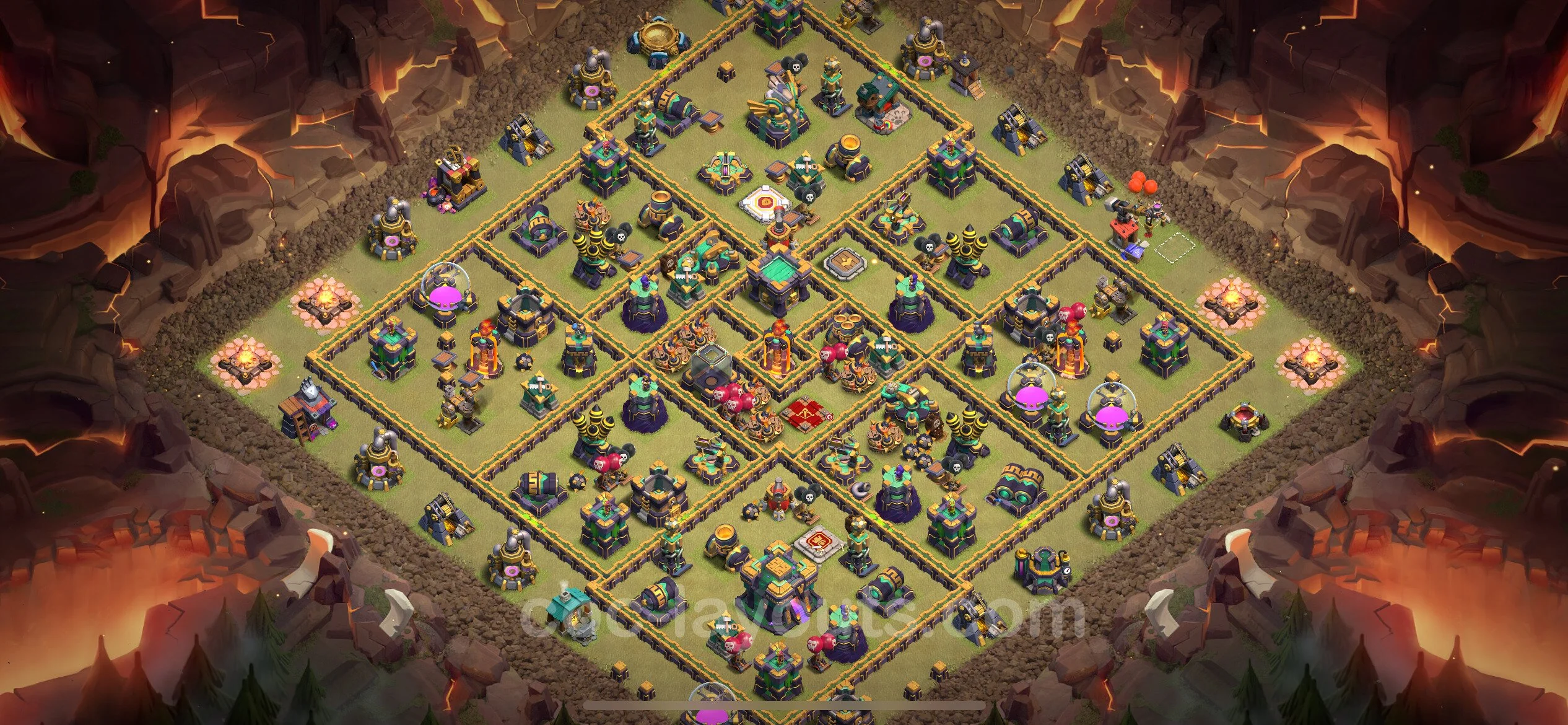 Top War Base TH14 with Link, Anti Everything - CWL Defence Plan - Clash of Clans - (#129) — Війна BH14