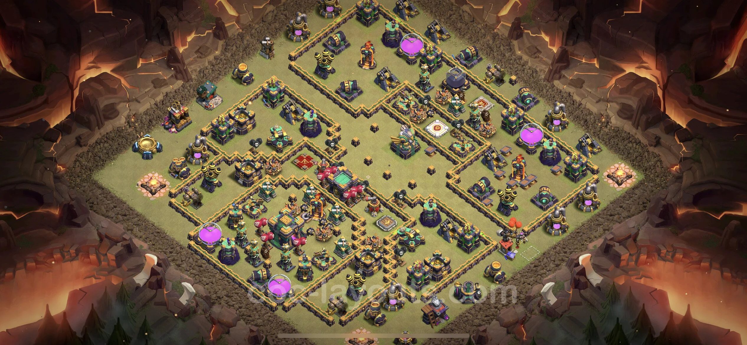 Top War Base TH14 with Link, Anti Everything - CWL Defence Plan - Clash of Clans - (#143) — Війна BH14