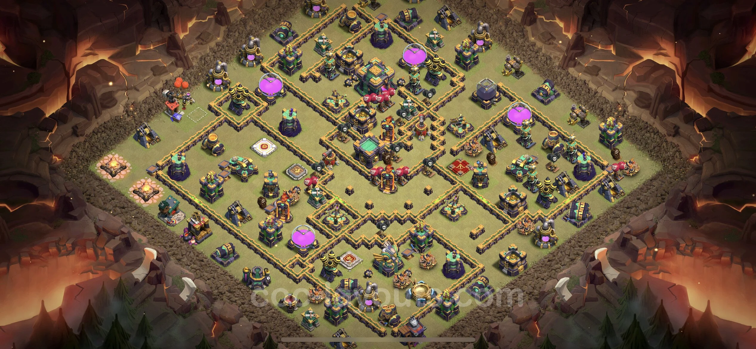 Top War Base TH14 with Link, Anti Everything - CWL Defence Plan - Clash of Clans - (#149) — Війна BH14