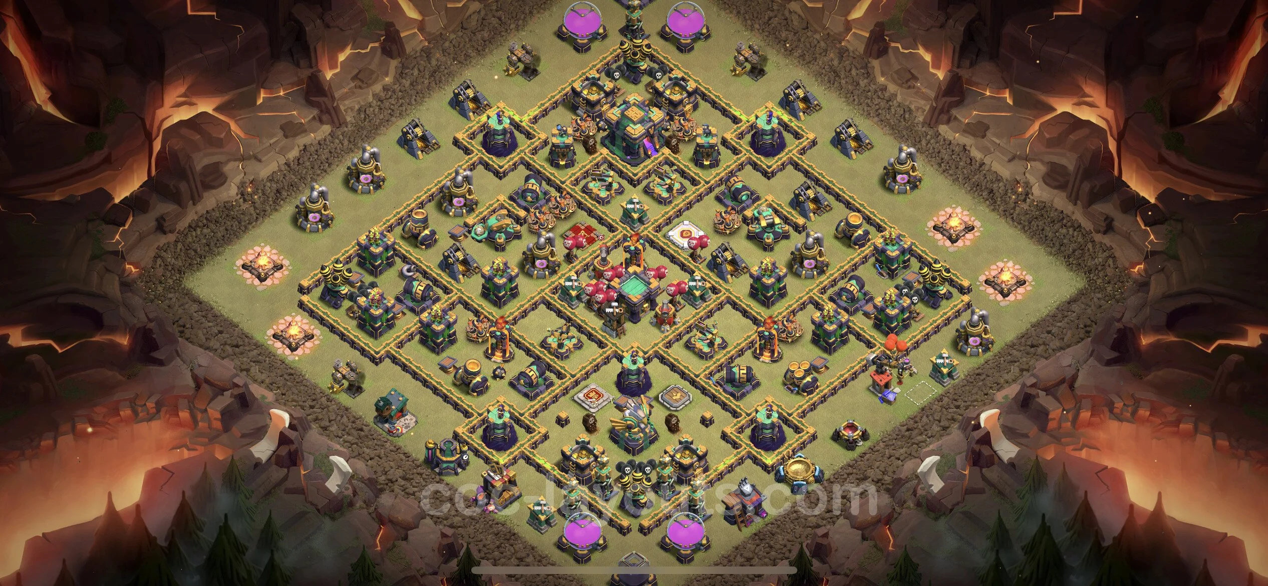 Top War Base TH14 with Link, Anti Everything - Anti 3 Stars CWL Plan - Clash of Clans - (#160) — Krieg BH14