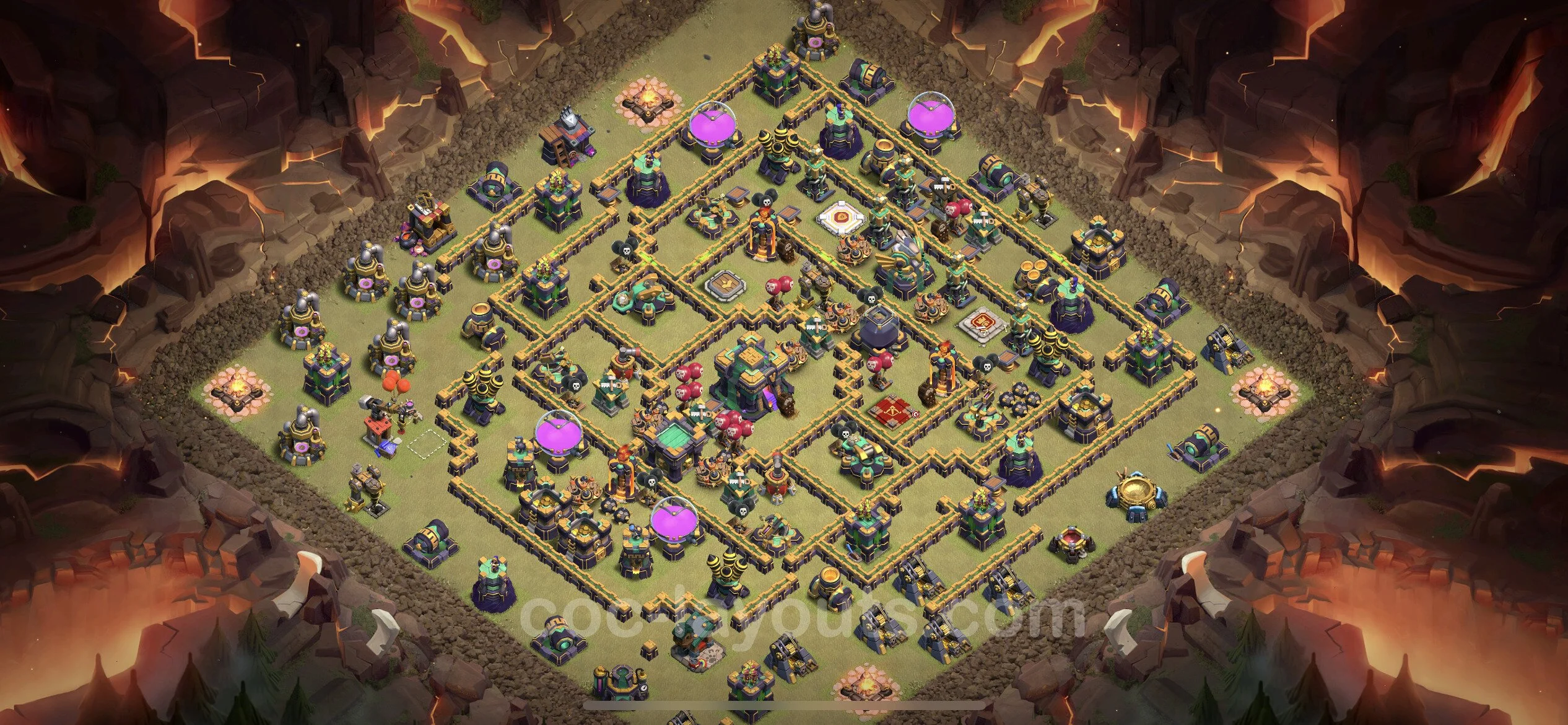 Top War Base TH14 with Link, Anti Everything - Anti 3 Stars CWL Plan - Clash of Clans - (#161) — Війна BH14