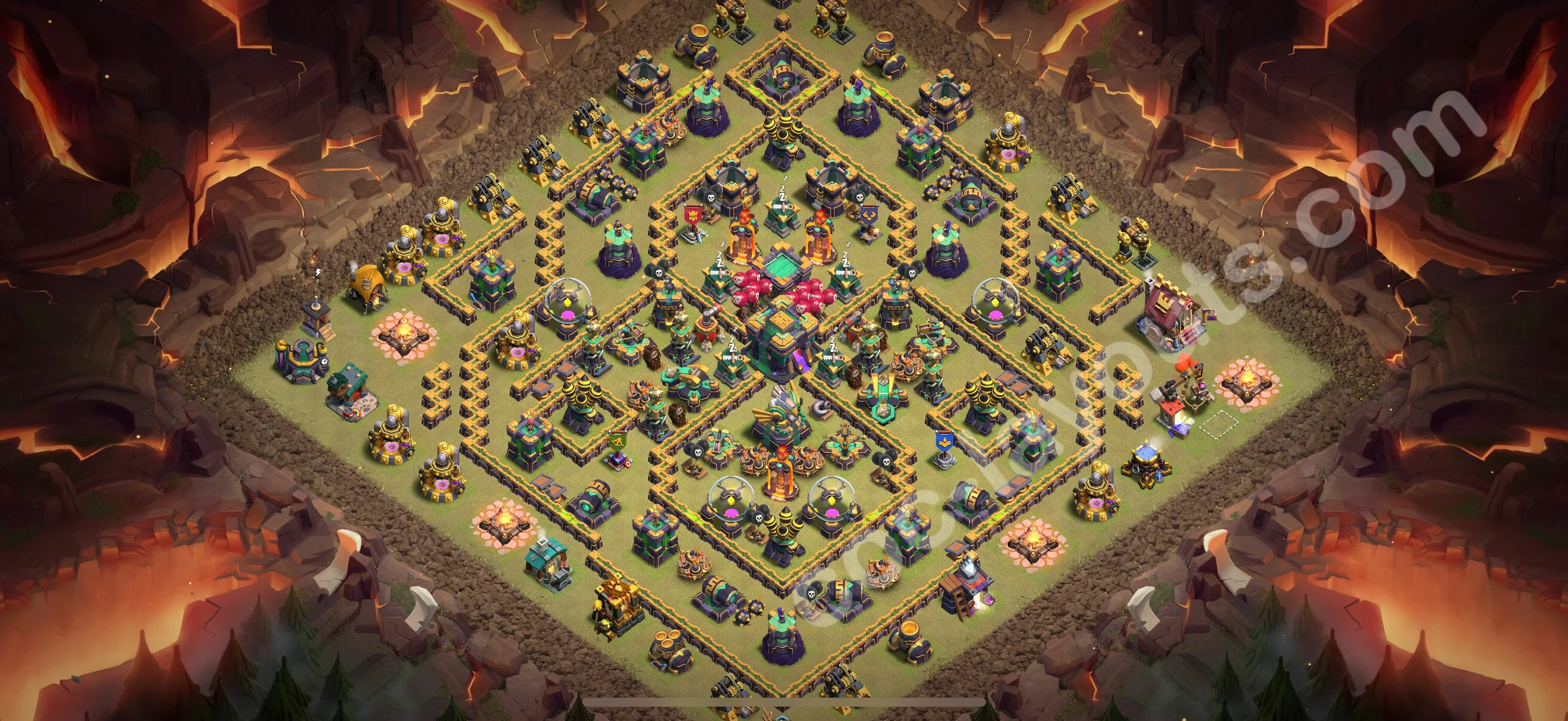 Top War Base TH14 with Link, Anti Everything - Anti 3 Stars CWL Plan 2026 - Clash of Clans - (#168) — War BH14