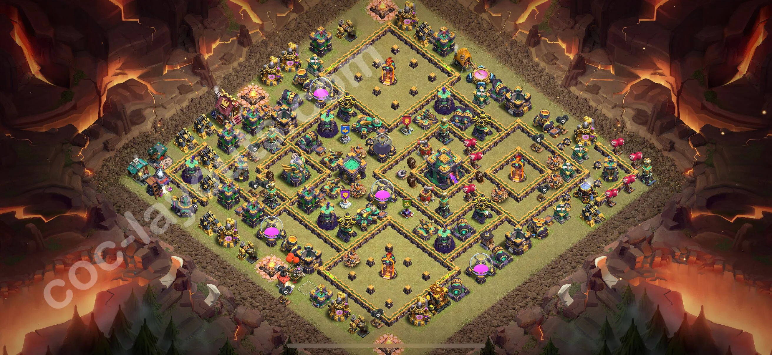Top War Base TH14 with Link, Legend League, Anti Air / Electro Dragon - CWL Defence Plan 2026 - Clash of Clans - (#180) — Guerre BH14