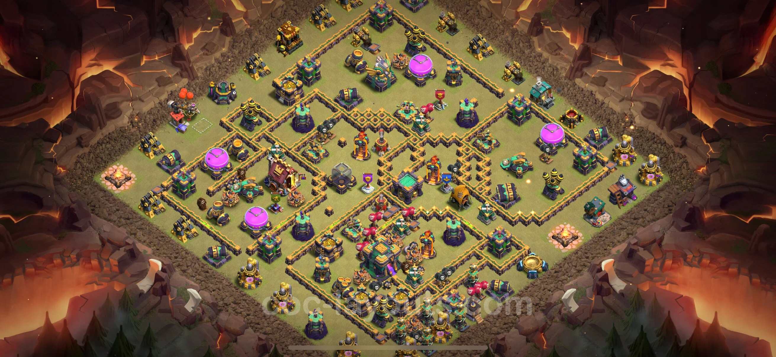 Top War Base TH14 with Link, Anti Everything - Anti 3 Stars CWL Plan - Clash of Clans - (#182) — Wojna BH14
