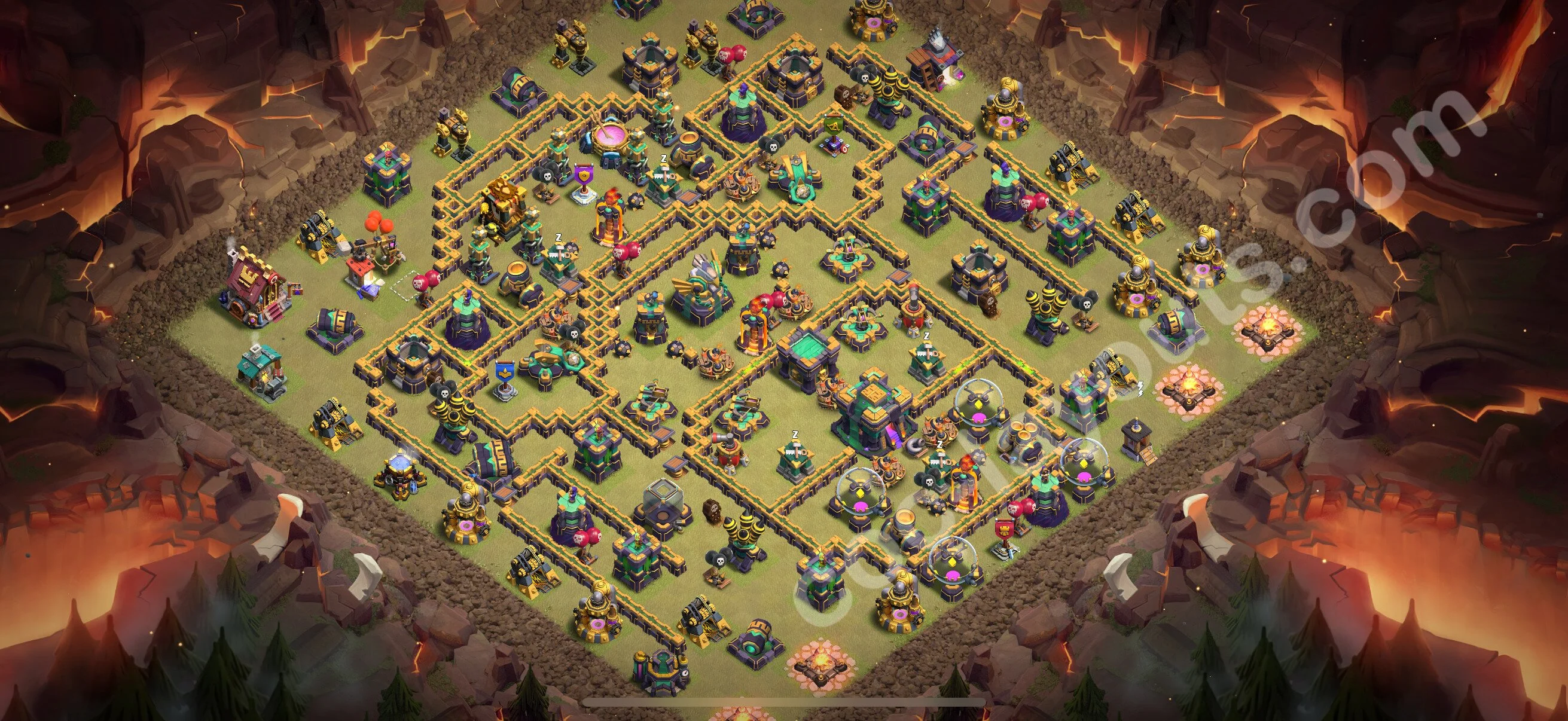 Top War Base TH14 with Link, Anti Everything - Anti 3 Stars CWL Plan 2026 - Clash of Clans - (#184) — Krieg BH14