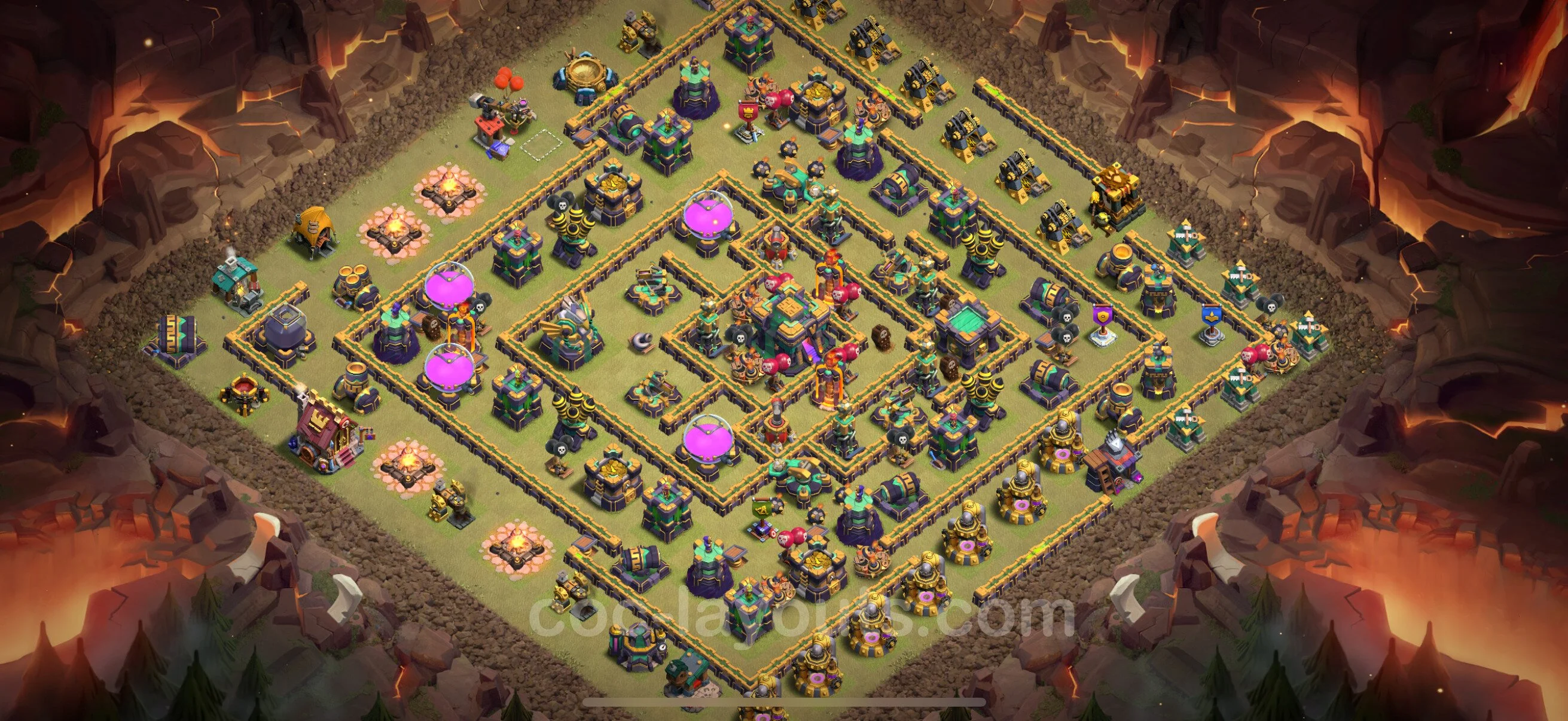 Top War Base TH14 with Link, Legend League - Anti 2 Stars CWL Plan - Clash of Clans - (#188) — Wojna BH14
