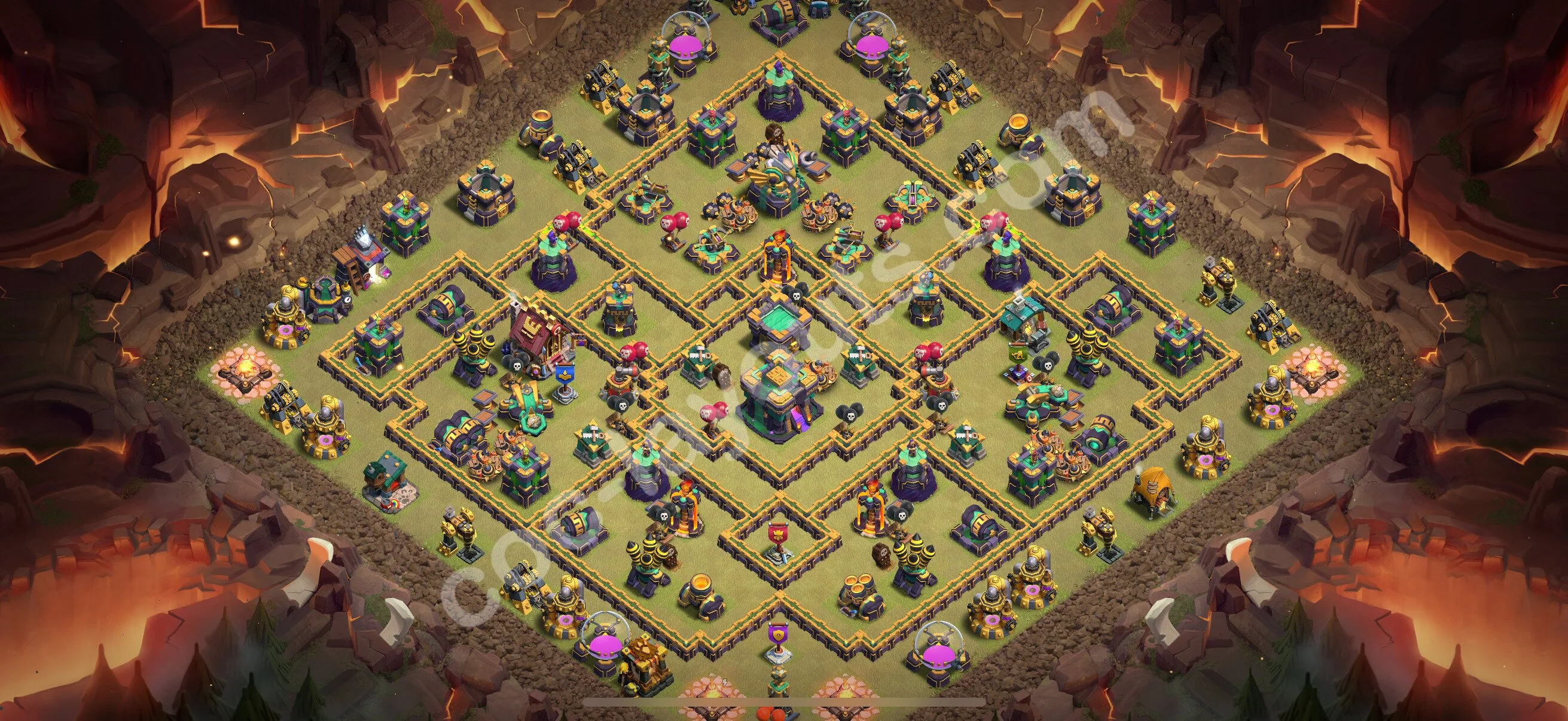 Top War Base TH14 with Link, Legend League - Anti 2 Stars CWL Plan 2026 - Clash of Clans - (#198) — Guerre BH14