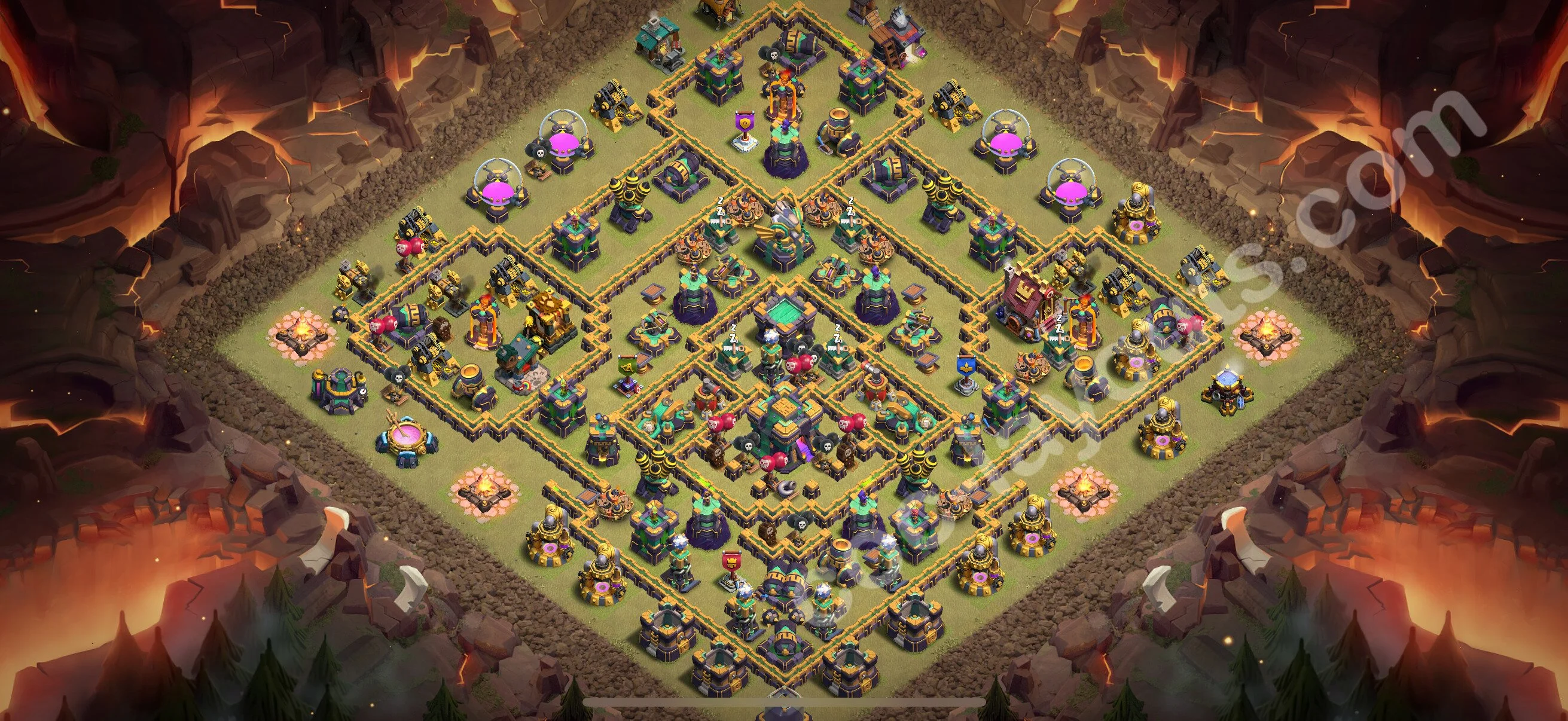 Top War Base TH14 with Link, Legend League - Anti 2 Stars CWL Plan 2026 - Clash of Clans - (#200) — Wojna BH14