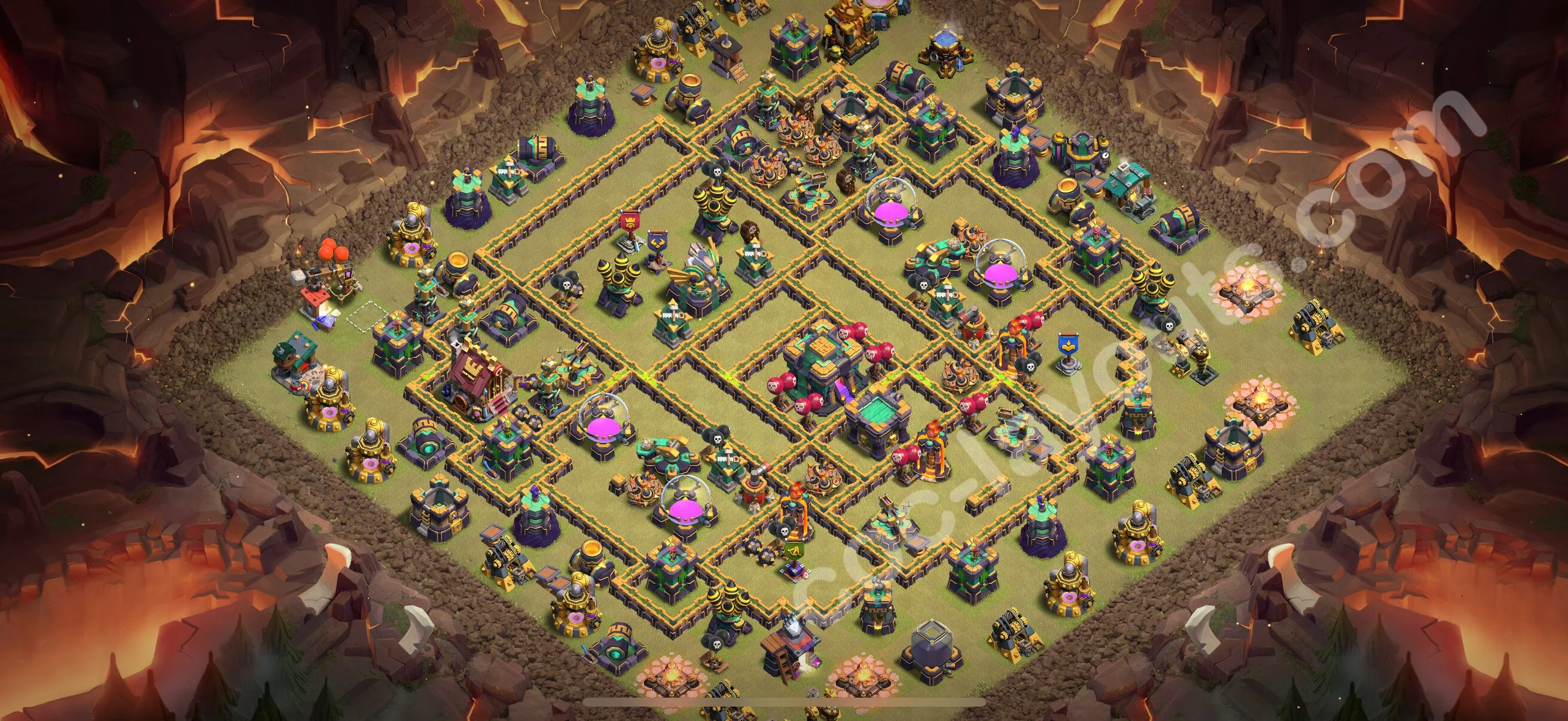 Top War Base TH14 with Link, Anti Everything - CWL Defence Plan 2026 - Clash of Clans - (#216) — Krieg BH14