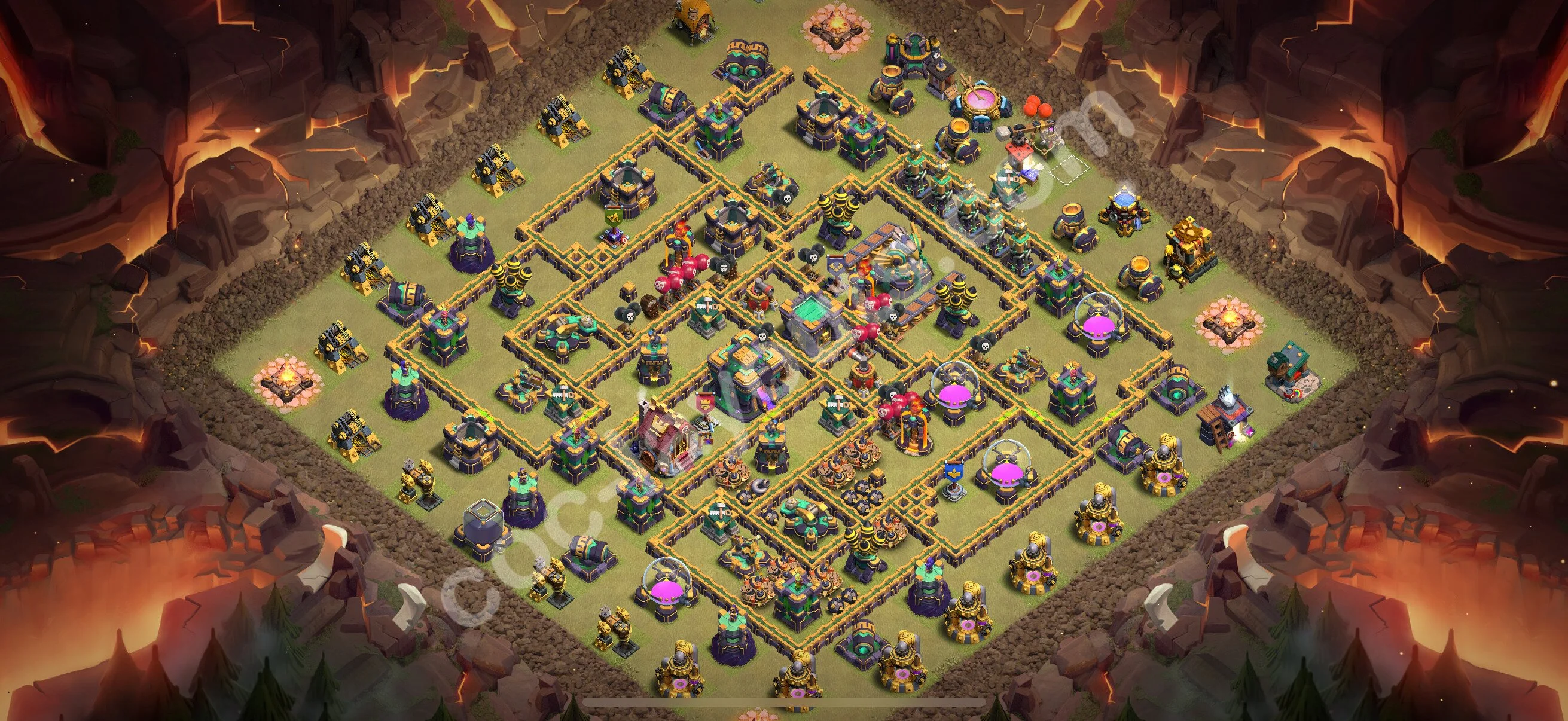 Top War Base TH14 with Link - Anti 3 Stars CWL Plan 2026 - Clash of Clans - (#218) — Krieg BH14