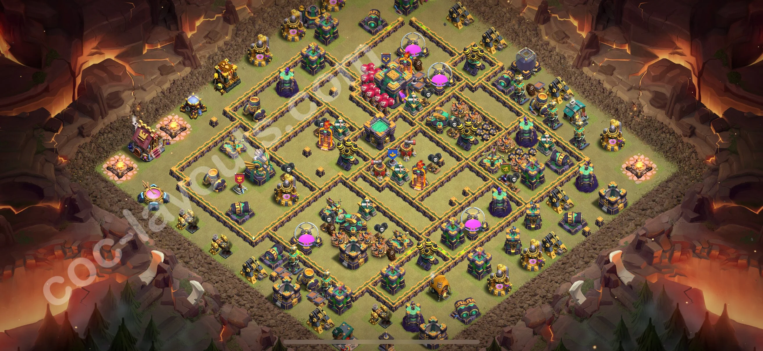 Top War Base TH14 with Link, Anti Everything - CWL Defence Plan 2026 - Clash of Clans - (#220) — Wojna BH14