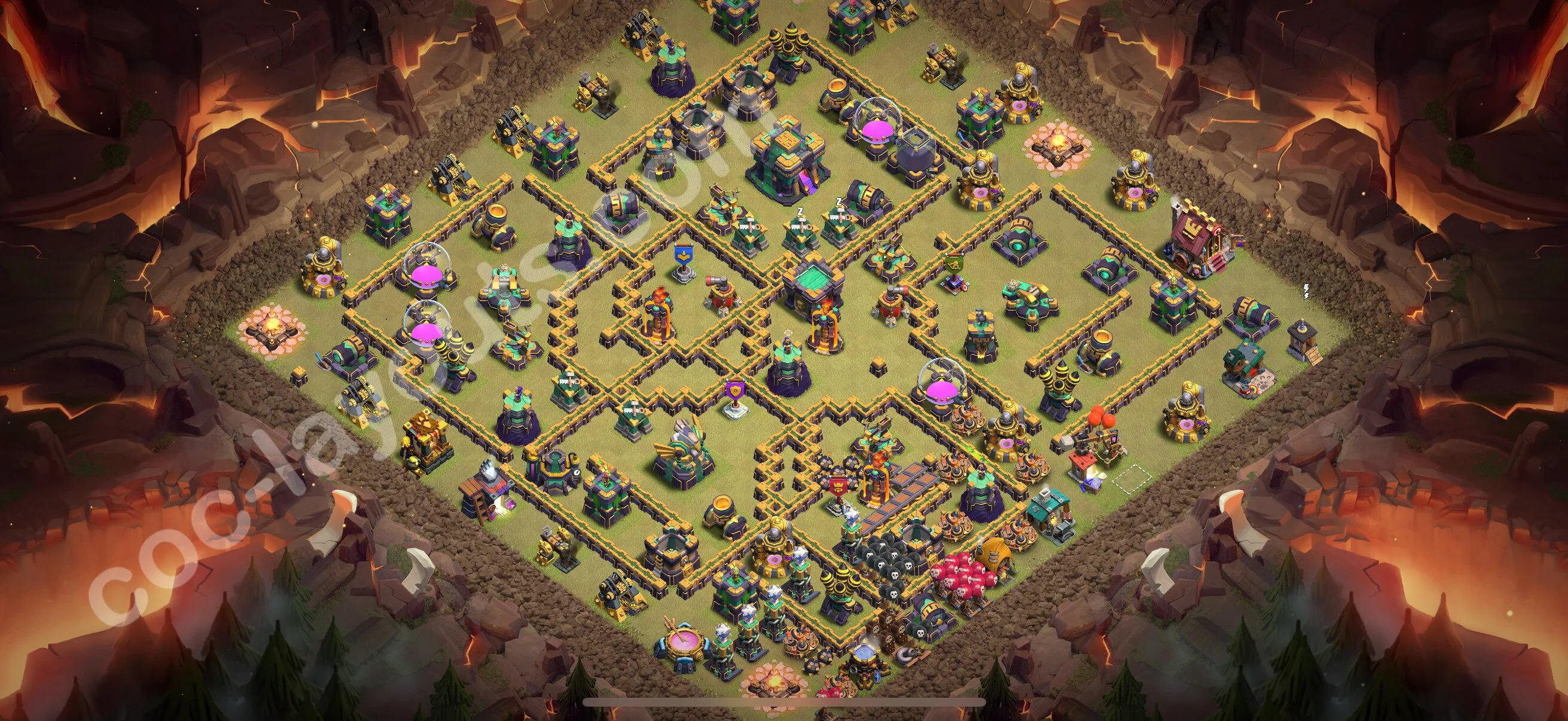 Top War Base TH14 with Link, Anti 3 Stars - CWL Defence Plan 2026 - Clash of Clans - (#223) — Guerre BH14