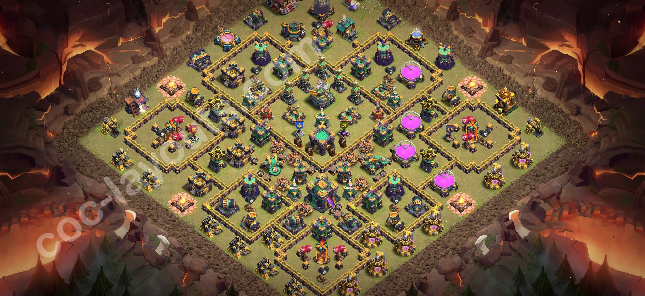 Top War Base TH14 with Link, Anti Everything - Anti 3 Stars CWL Plan 2026 - Clash of Clans - (#231) — Oorlog BH14