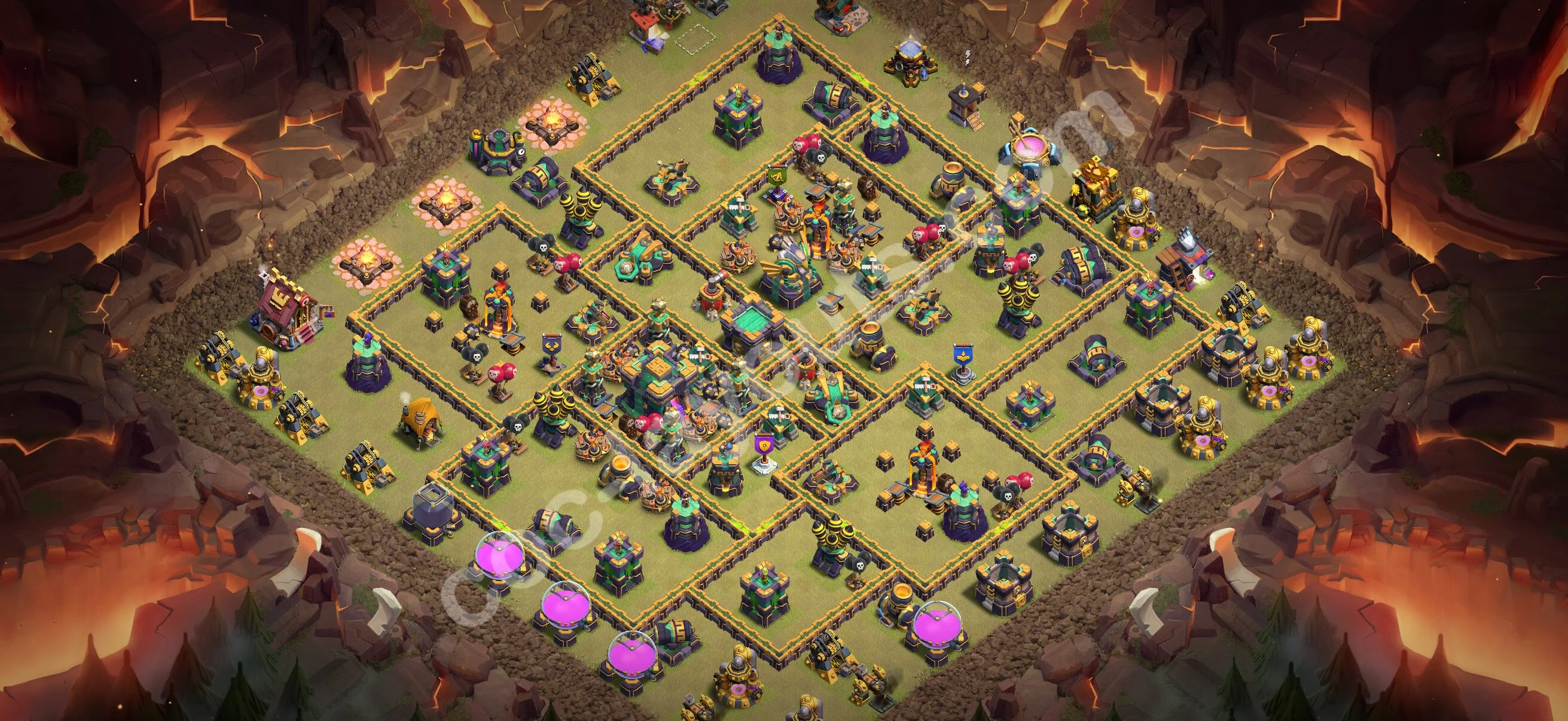 Top War Base TH14 with Link - Anti 3 Stars CWL Plan 2026 - Clash of Clans - (#233) — Wojna BH14