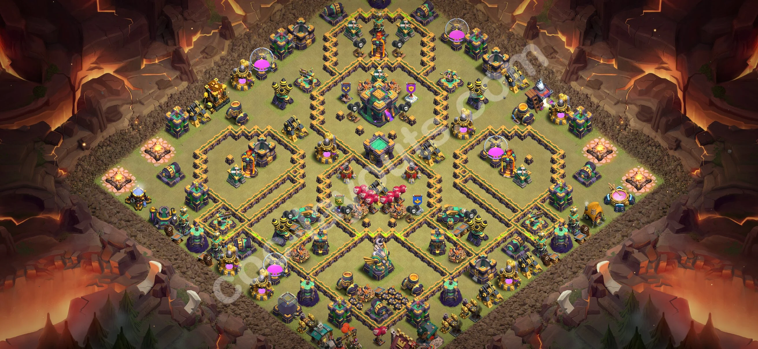 Top War Base TH14 with Link, Anti Everything - CWL Defence Plan 2026 - Clash of Clans - (#237) — Guerre BH14