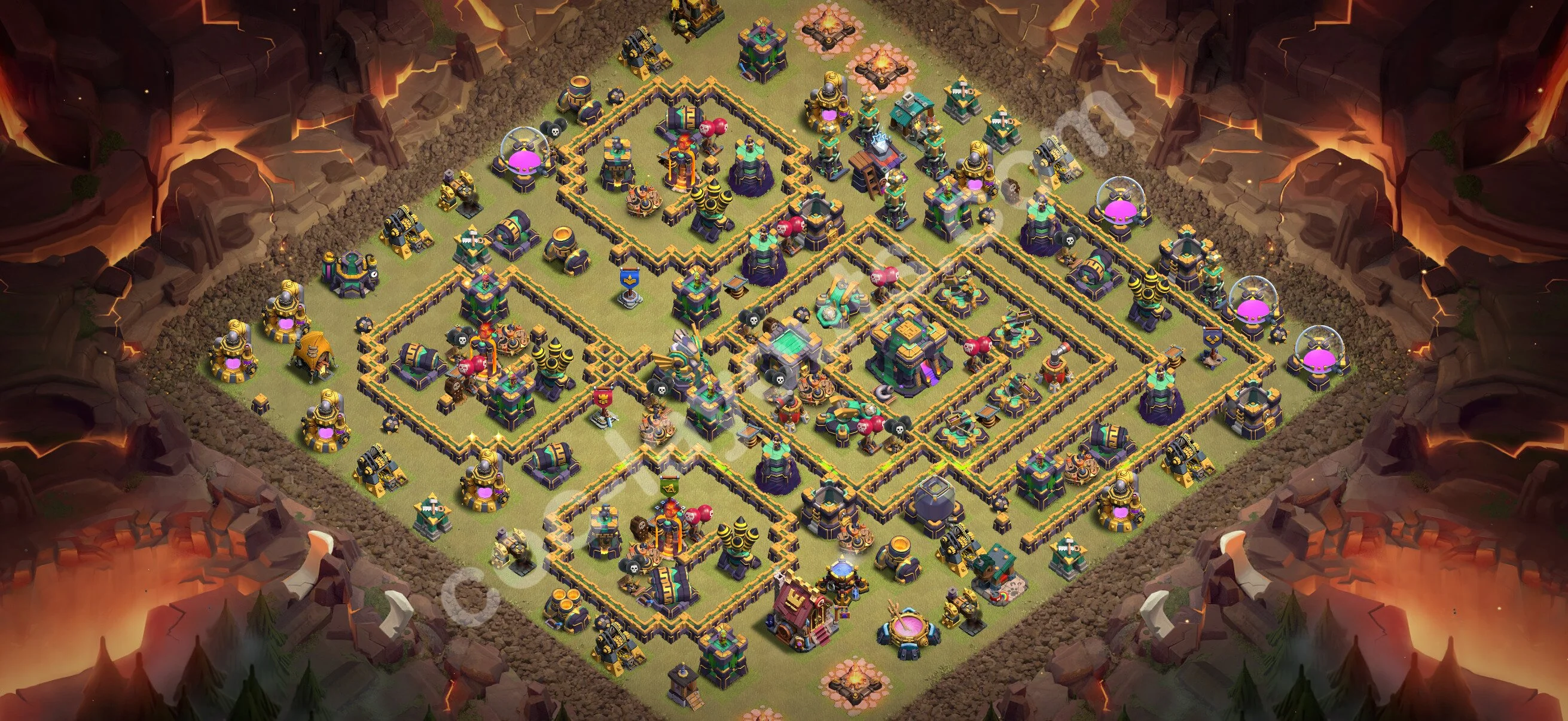 Top War Base TH14 with Link - CWL Defence Plan 2026 - Clash of Clans - (#238) — Oorlog BH14