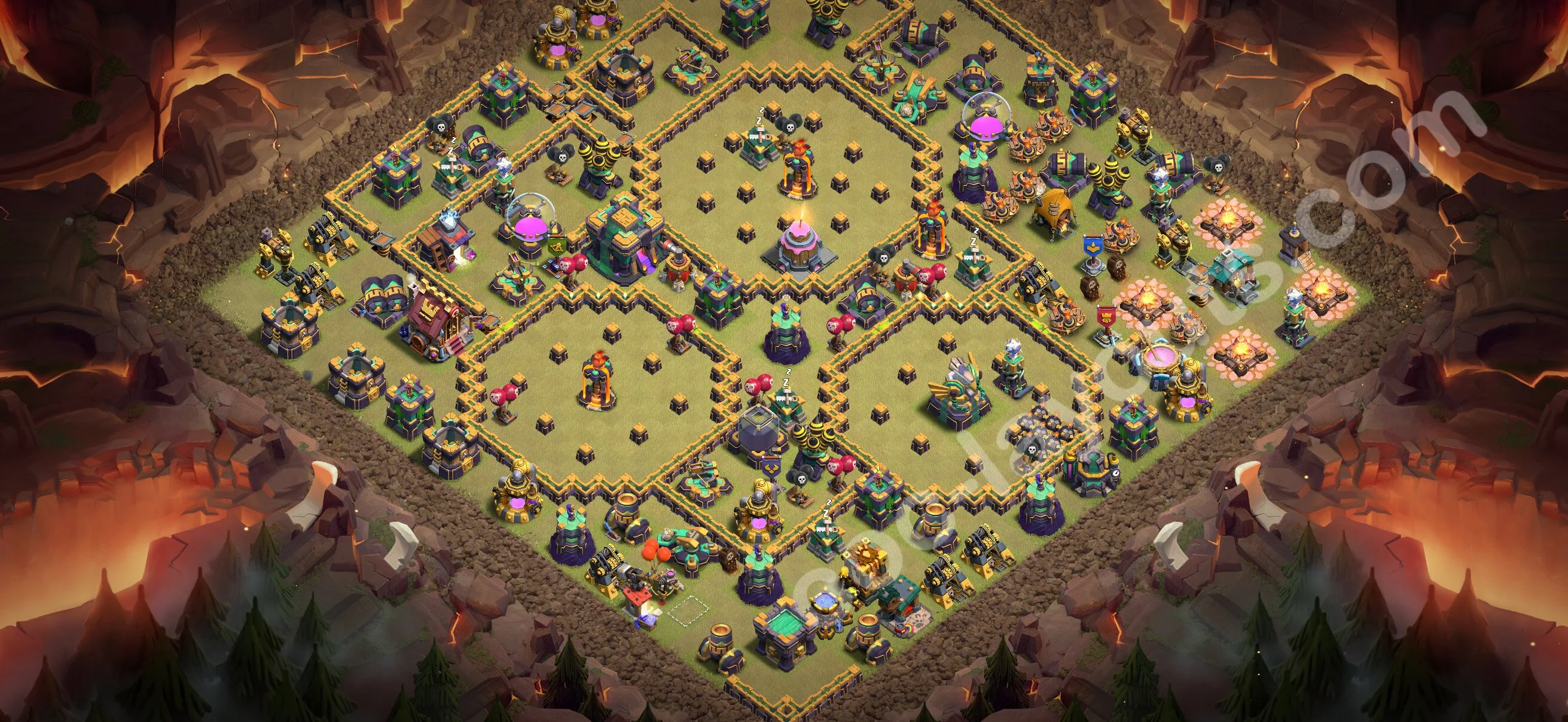 Top War Base TH14 with Link, Anti Everything - CWL Defence Plan 2026 - Clash of Clans - (#241) — War BH14