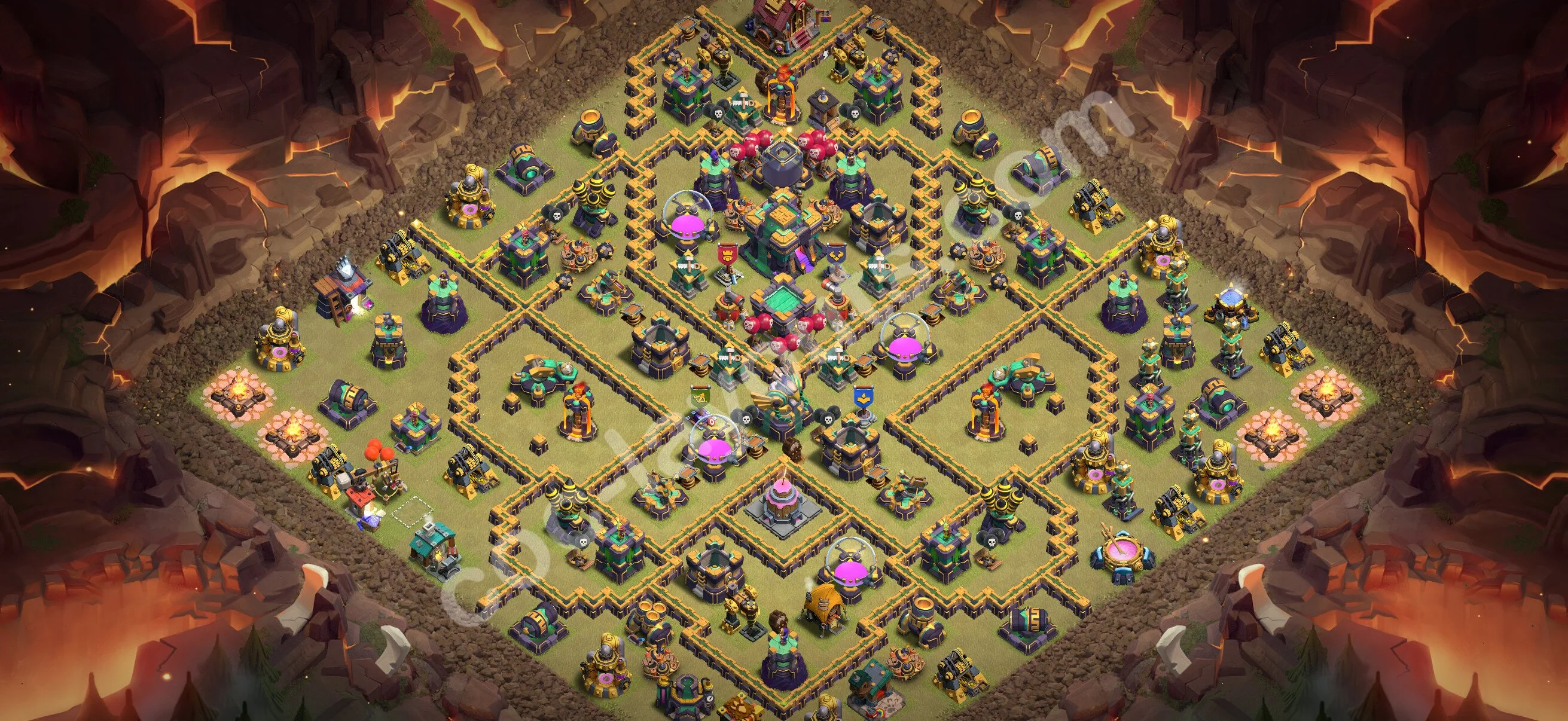 Top War Base TH14 with Link, Hybrid - Anti 3 Stars CWL Plan 2026 - Clash of Clans - (#245) — Війна BH14