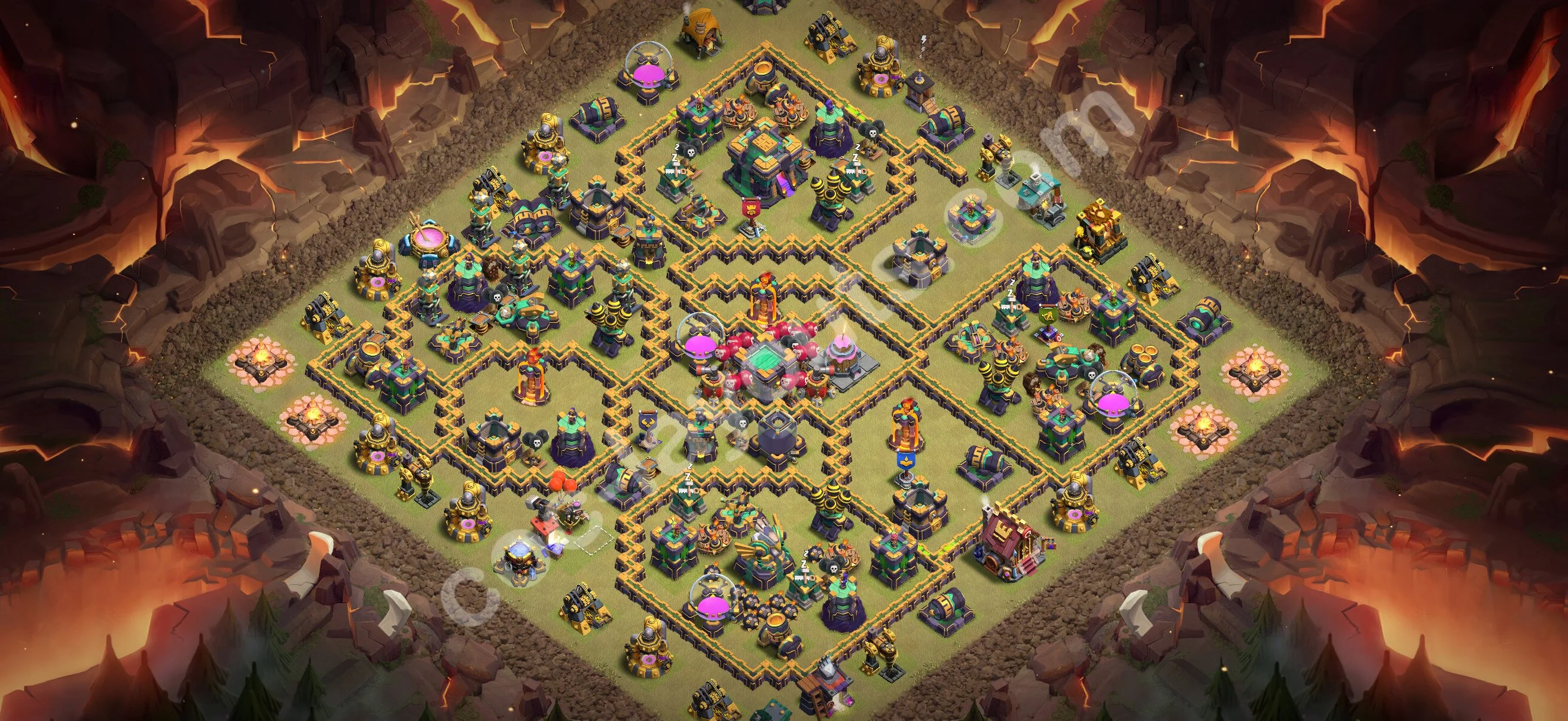 Top War Base TH14 with Link - CWL Defence Plan 2026 - Clash of Clans - (#247) — Krieg BH14