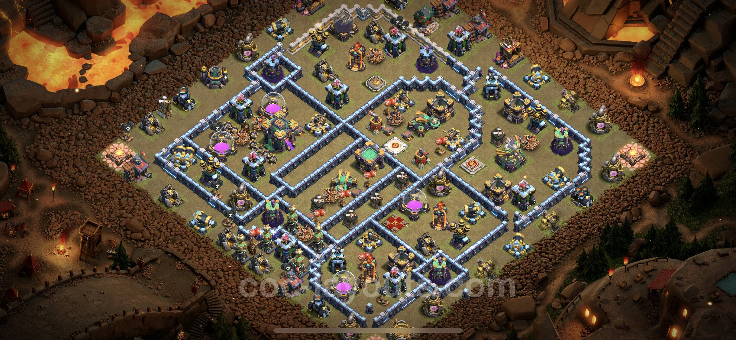 Top War Base TH14 with Link, Anti Everything - Anti 3 Stars CWL Plan - Clash of Clans - (#54)