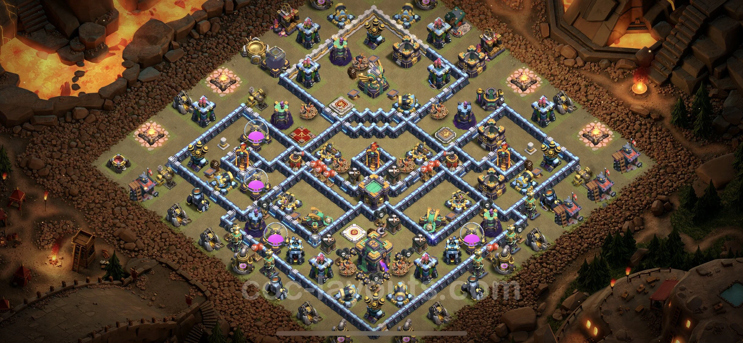 Top War Base TH14 with Link, Anti Everything - Anti 3 Stars CWL Plan - Clash of Clans - (#65) — Oorlog BH14