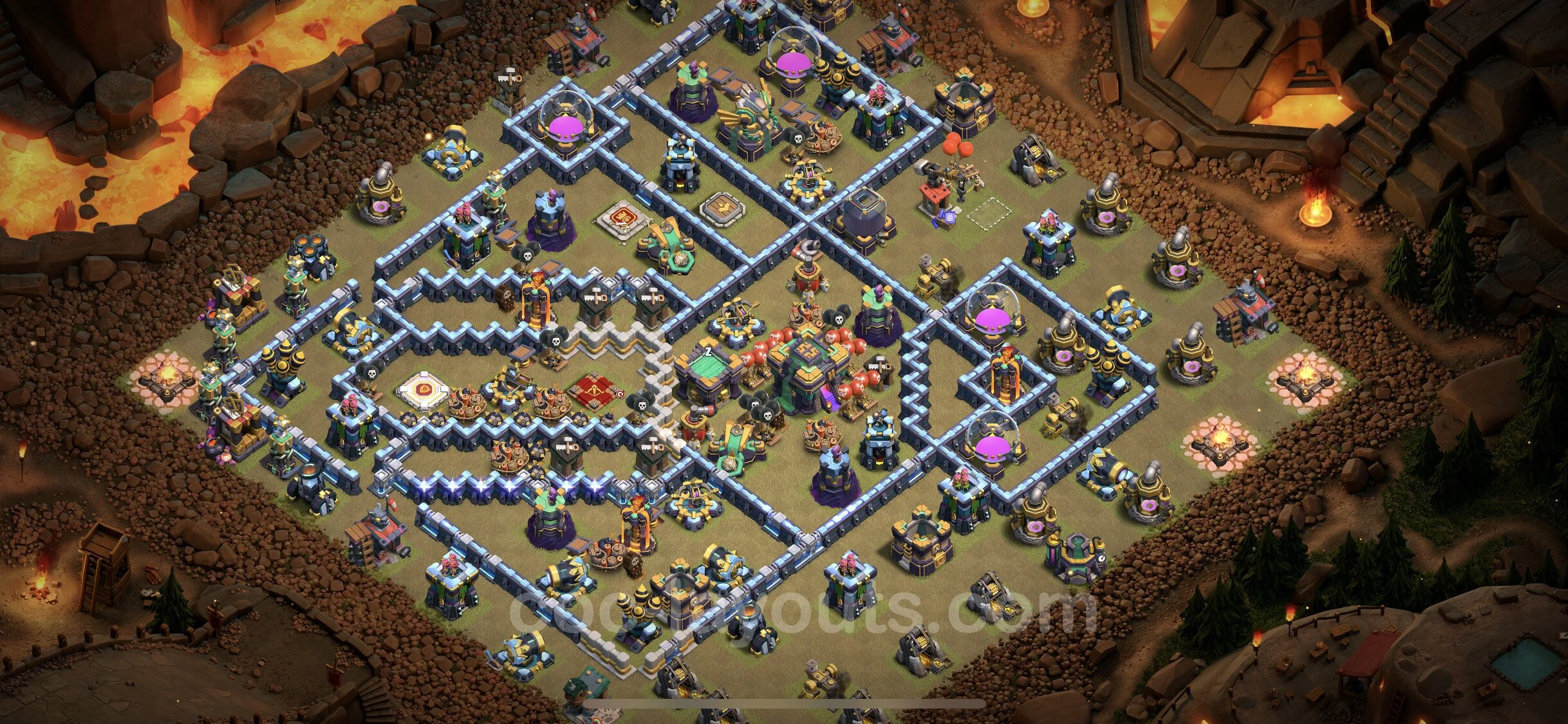 Top War Base TH14 with Link, Anti Everything - CWL Defence Plan - Clash of Clans - (#69) — Война BH14