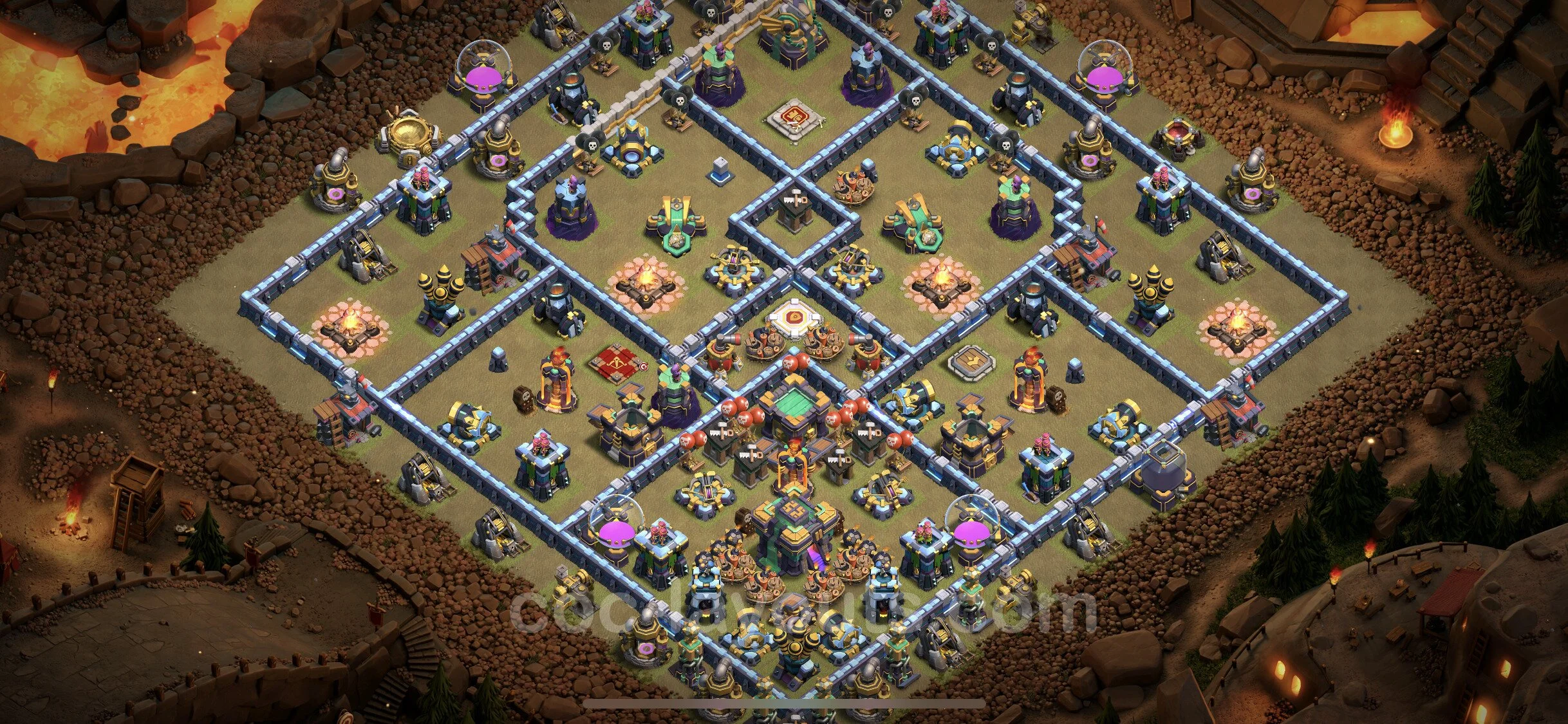 Top War Base TH14 with Link, Anti Everything - Anti 3 Stars CWL Plan - Clash of Clans - (#71) — Война BH14