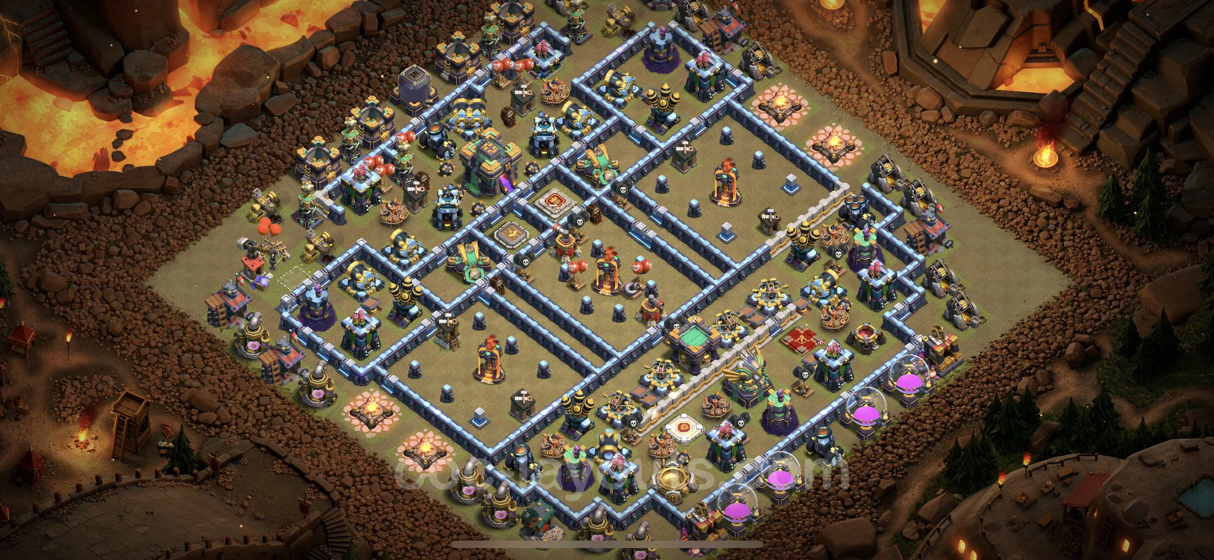 Top War Base TH14 with Link, Anti Everything - CWL Defence Plan - Clash of Clans - (#81) — Wojna BH14