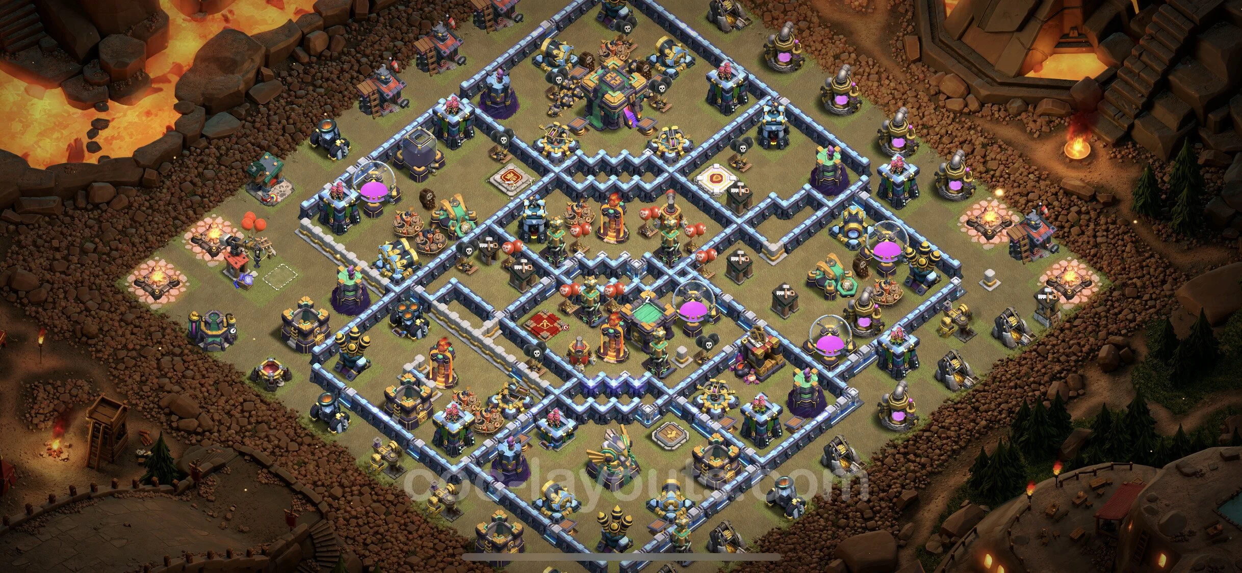 Top War Base TH14 with Link, Anti Everything - Anti 3 Stars CWL Plan - Clash of Clans - (#83) — Wojna BH14