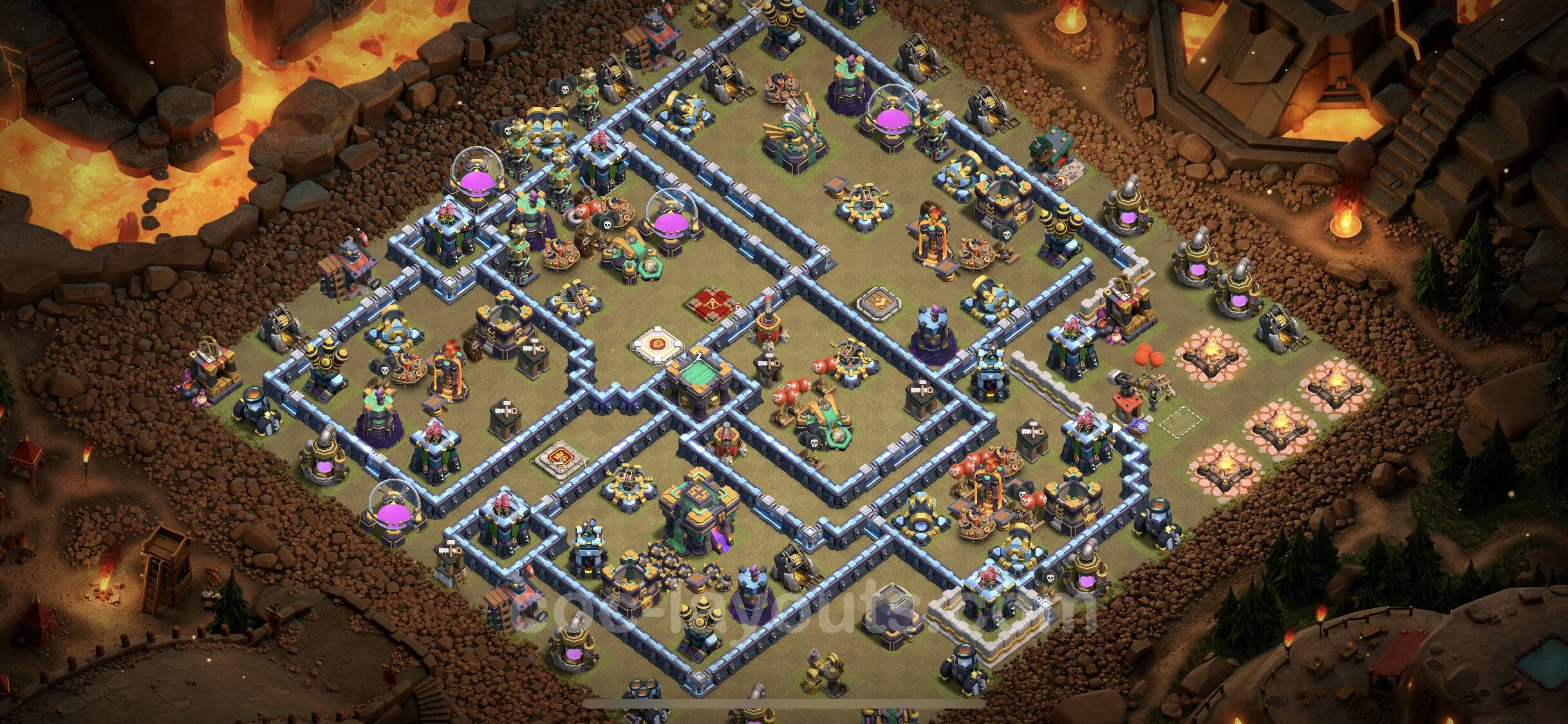 Top War Base TH14 with Link - CWL Defence Plan - Clash of Clans - (#88) — Война BH14