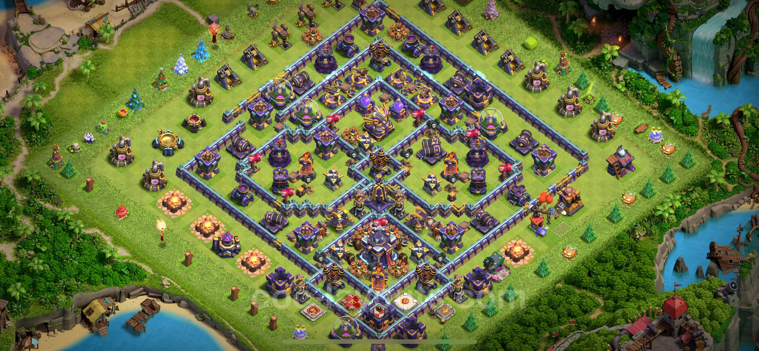 Anti 3 Stars Base TH15 with Link, Anti Air / Electro Dragon - best plan / layout / design - Clash of Clans - (#1)