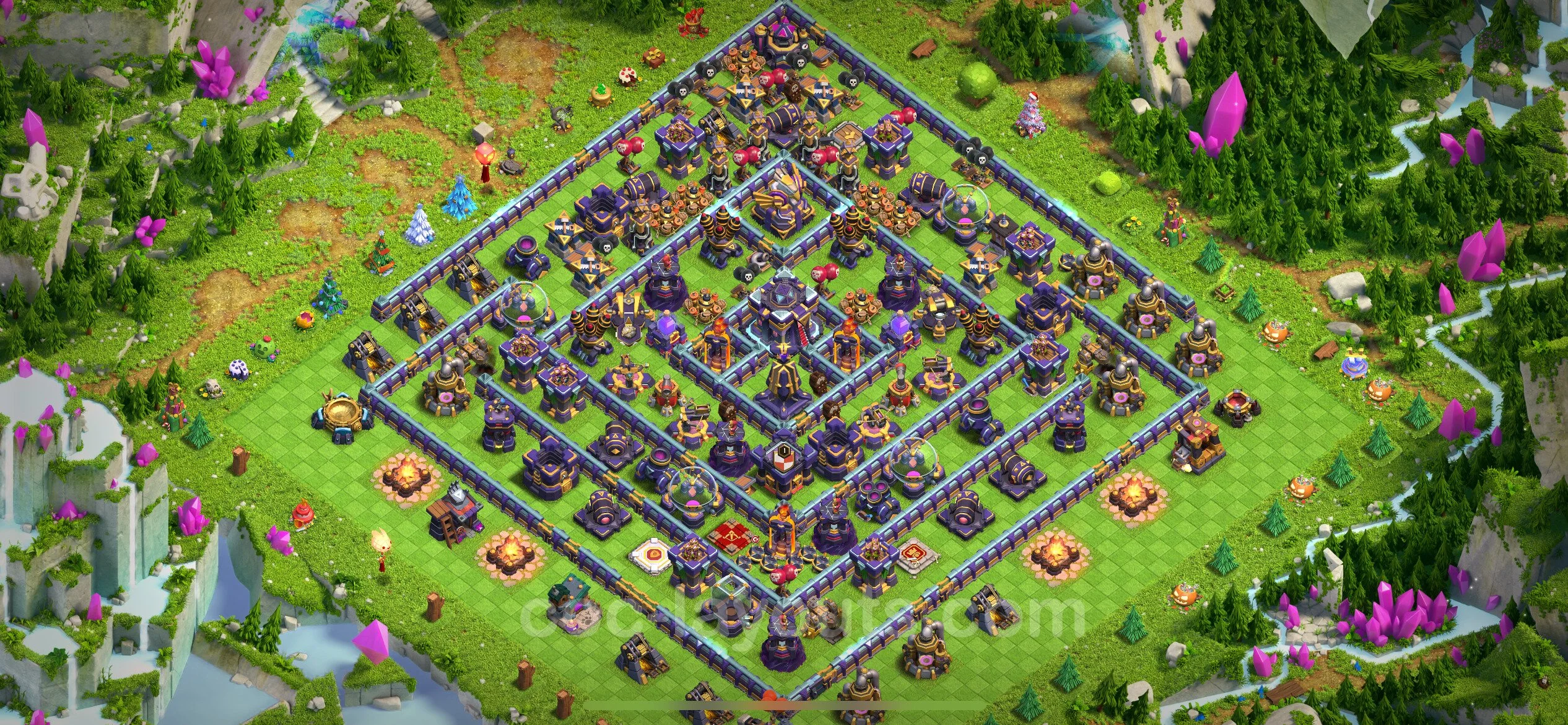 Top Base TH15 with Link - Anti Everything Defence Plan - Clash of Clans - (#10) — Verdediging TH15
