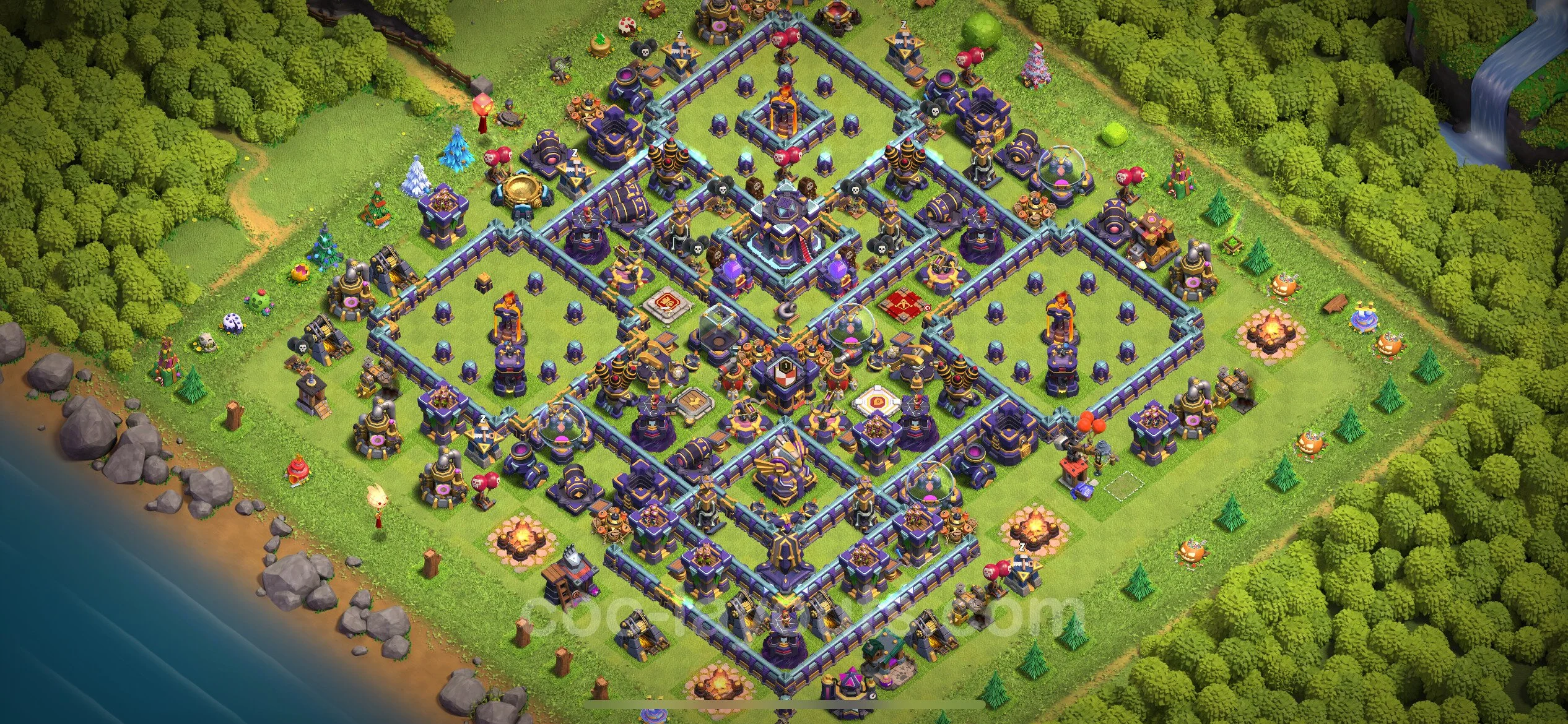 Top Base TH15 with Link, Hybrid - Anti Everything Defence Plan - Clash of Clans - (#22) — Verteidigung TH15
