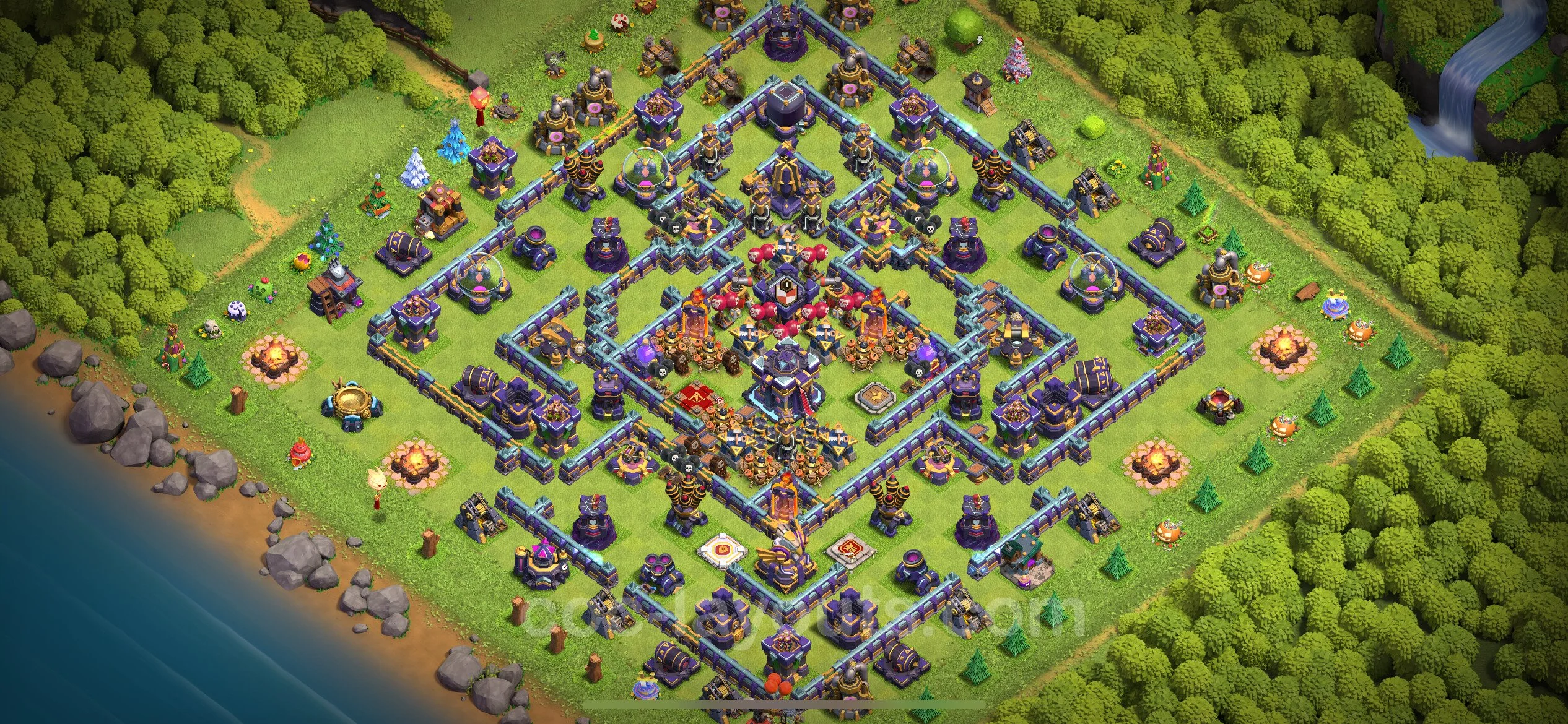 Defense (Trophy) Base TH15 with Link, Legend League - plan / layout / design - Clash of Clans - (#27) — Захист TH15