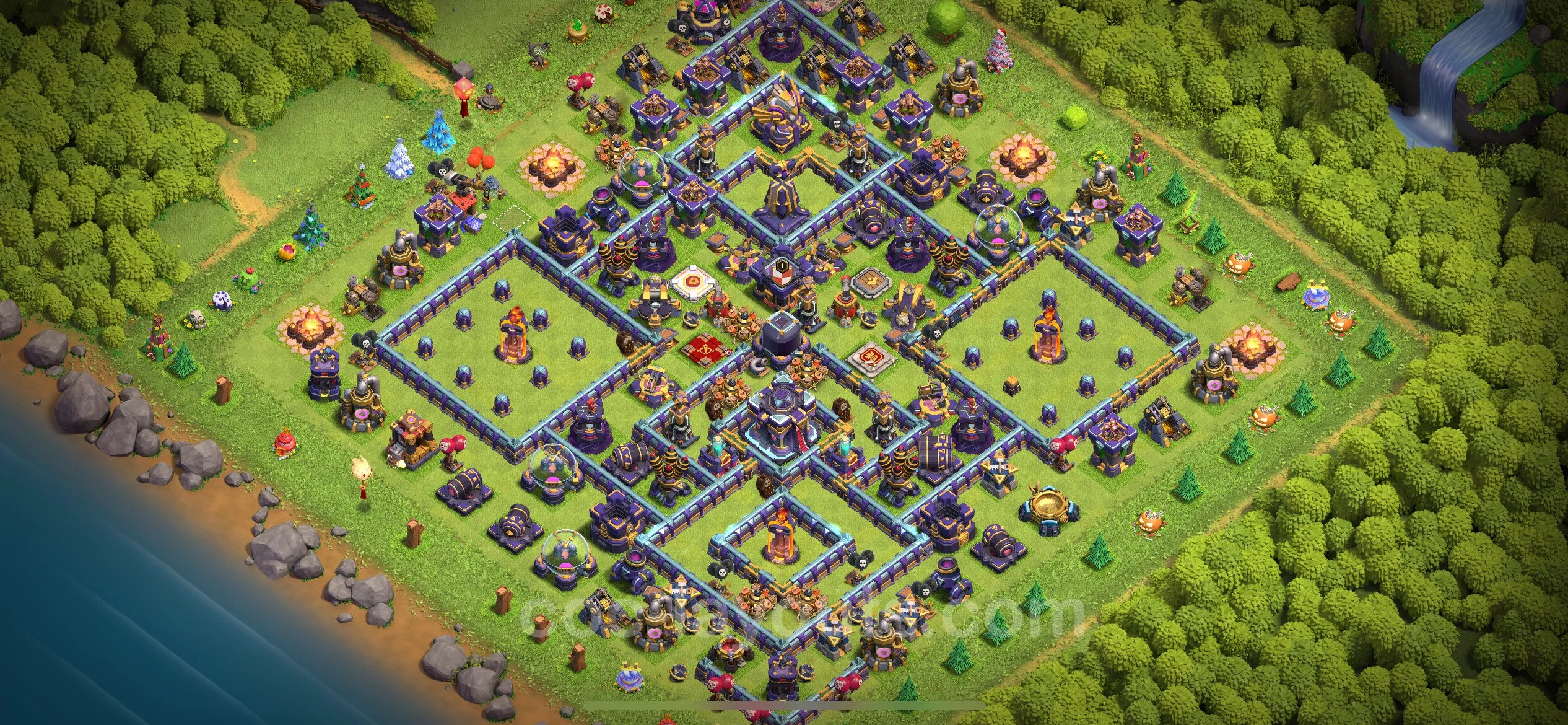 Top Base TH15 with Link - Anti Everything Defence Plan - Clash of Clans - (#33) — Захист TH15