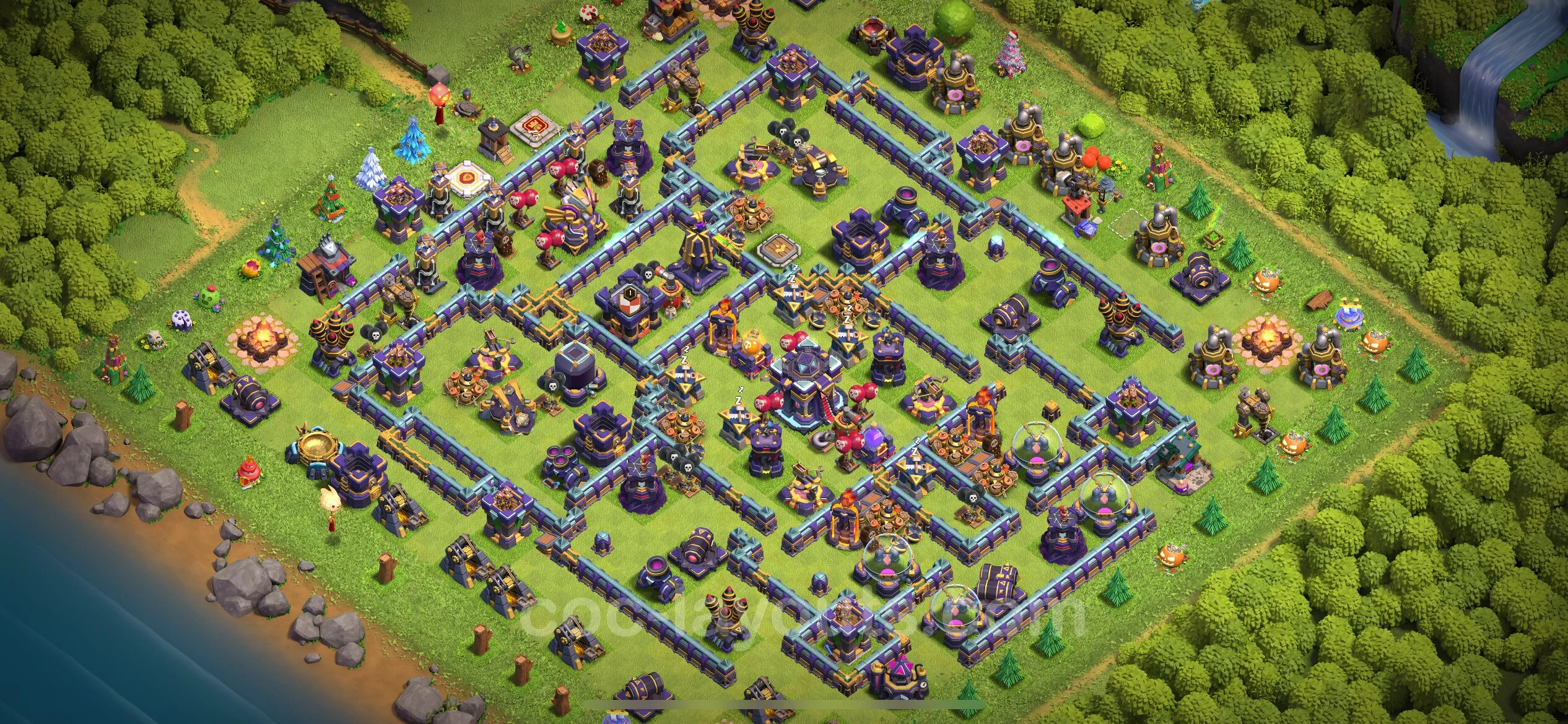 Top Base TH15 with Link, Anti 3 Stars - Anti Everything Defence Plan - Clash of Clans - (#37) — Защита TH15