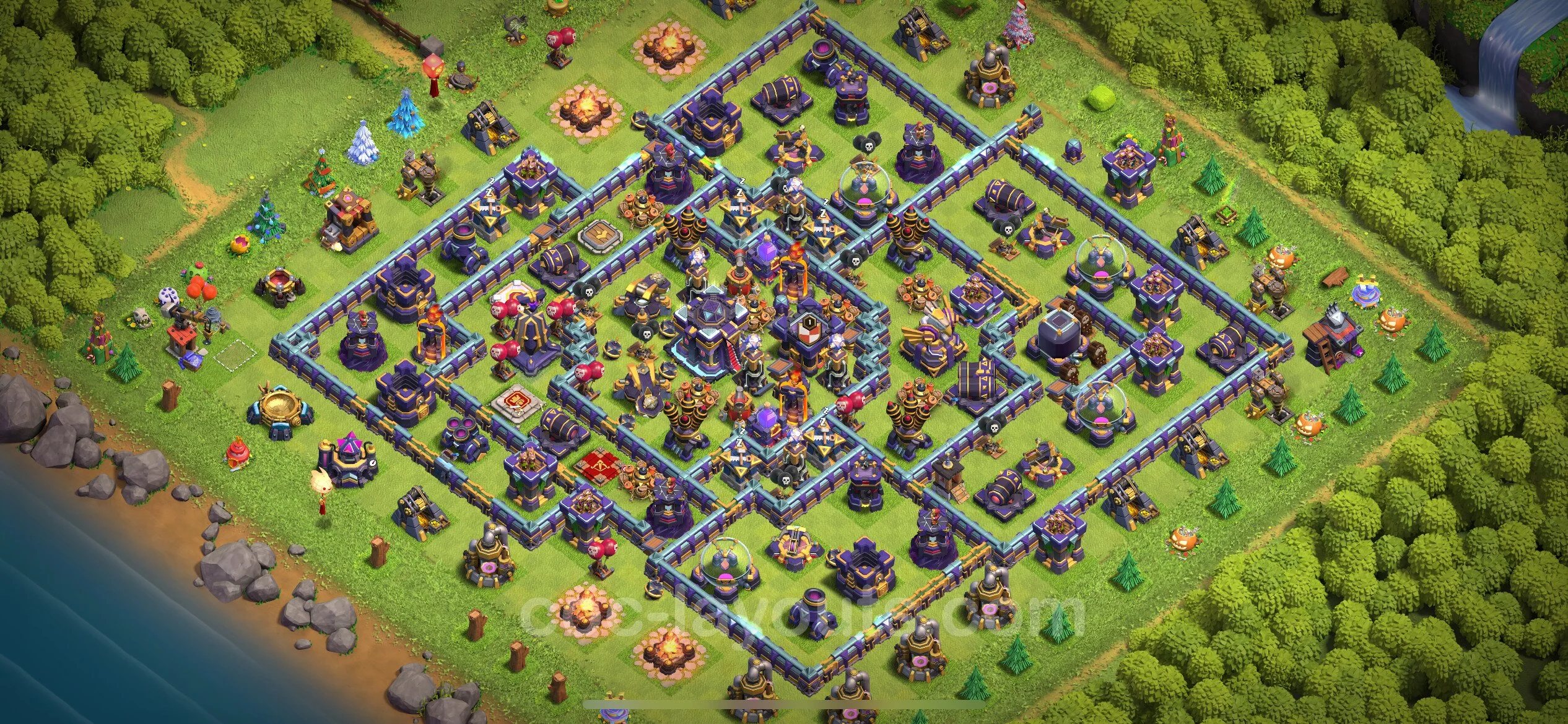 Anti 2 Stars Base TH15 with Link, Legend League - best plan / layout / design - Clash of Clans - (#41) — Захист TH15
