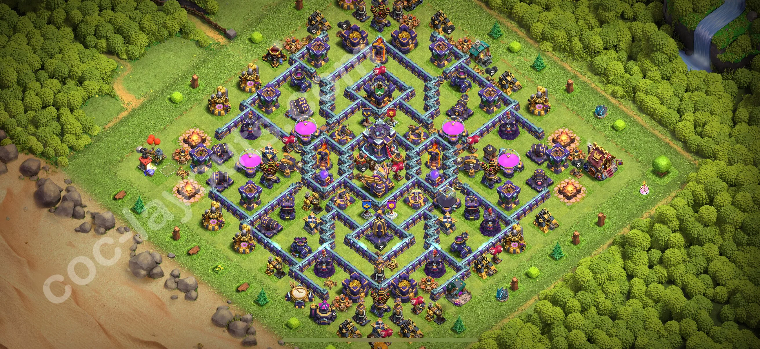 Anti 2 Stars Base TH15 with Link, Legend League - best plan / layout / design - Clash of Clans 2026 - (#67) — Défense TH15
