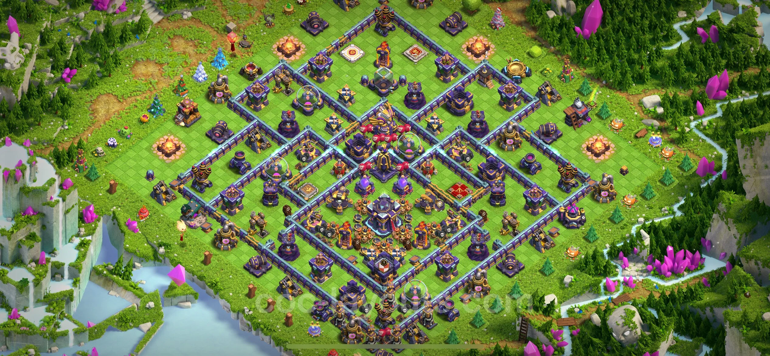 Top Base TH15 with Link, Hybrid - Anti Everything Defence Plan - Clash of Clans - (#7)