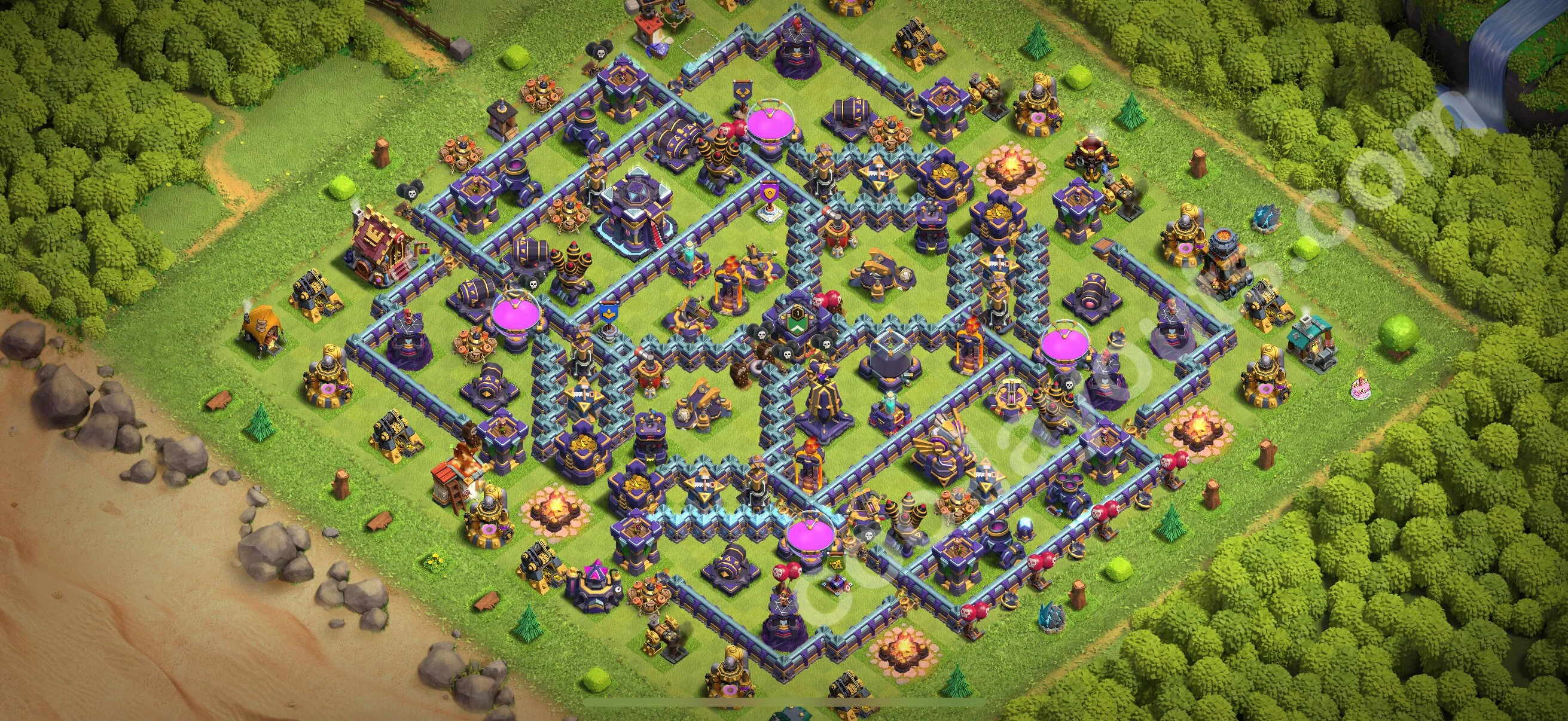 Anti 3 Stars Base TH15 with Link, Anti Everything - best plan / layout / design - Clash of Clans 2026 - (#76) — Захист TH15