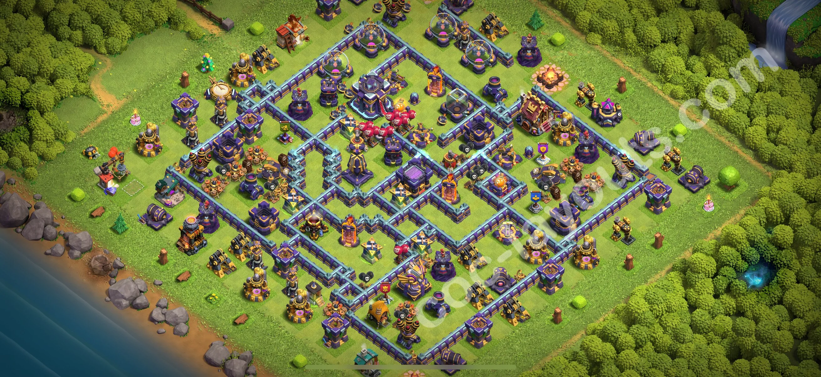 Defense (Trophy) Base TH15 with Link, Legend League - plan / layout / design - Clash of Clans 2026 - (#80) — Захист TH15