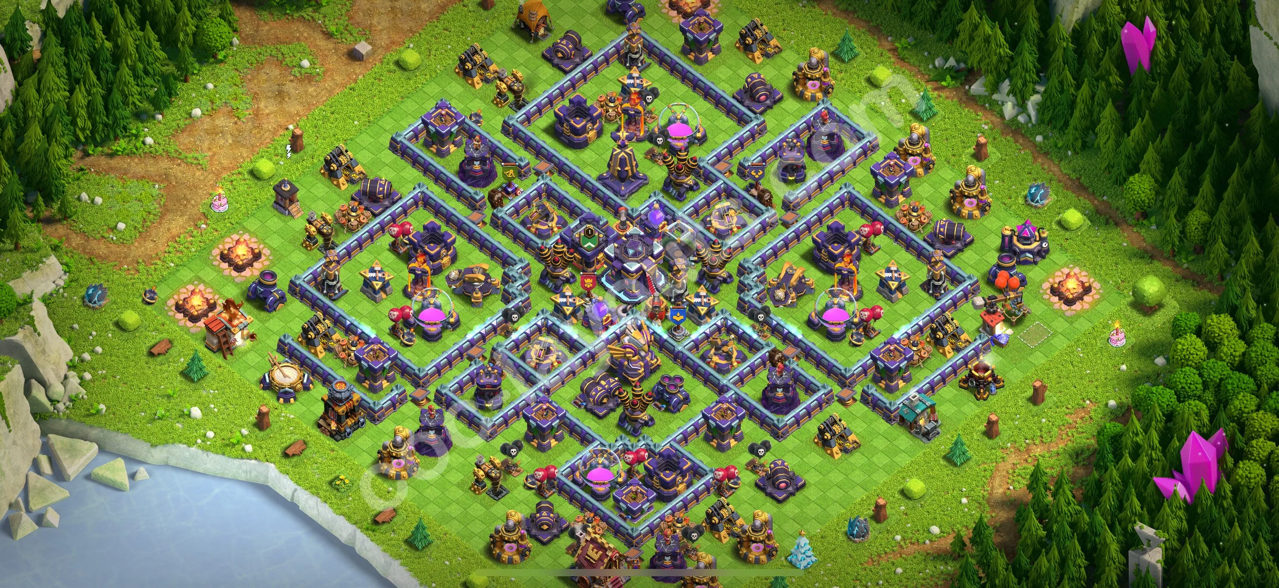 Anti 3 Stars Base TH15 with Link, Anti Everything - best plan / layout / design - Clash of Clans 2026 - (#81) — Verteidigung TH15