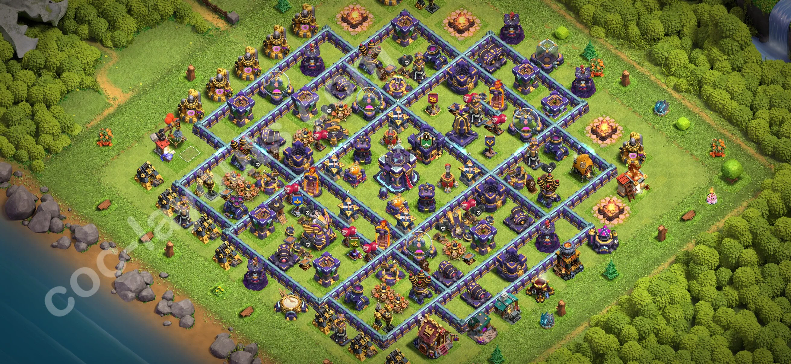 Unbeatable Base TH15 with Link - best plan / Anti Loot / design - Clash of Clans 2026 - (#88) — Verdediging TH15