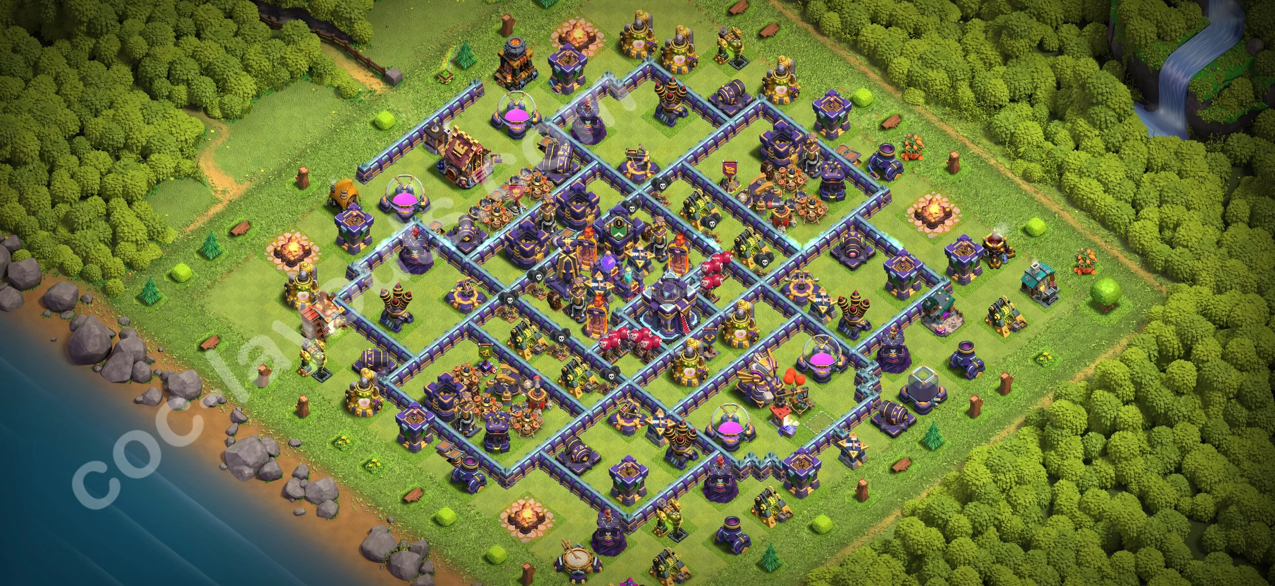 Anti 3 Stars Base TH15 with Link - best plan / layout / design - Clash of Clans 2026 - (#93) — Verteidigung TH15